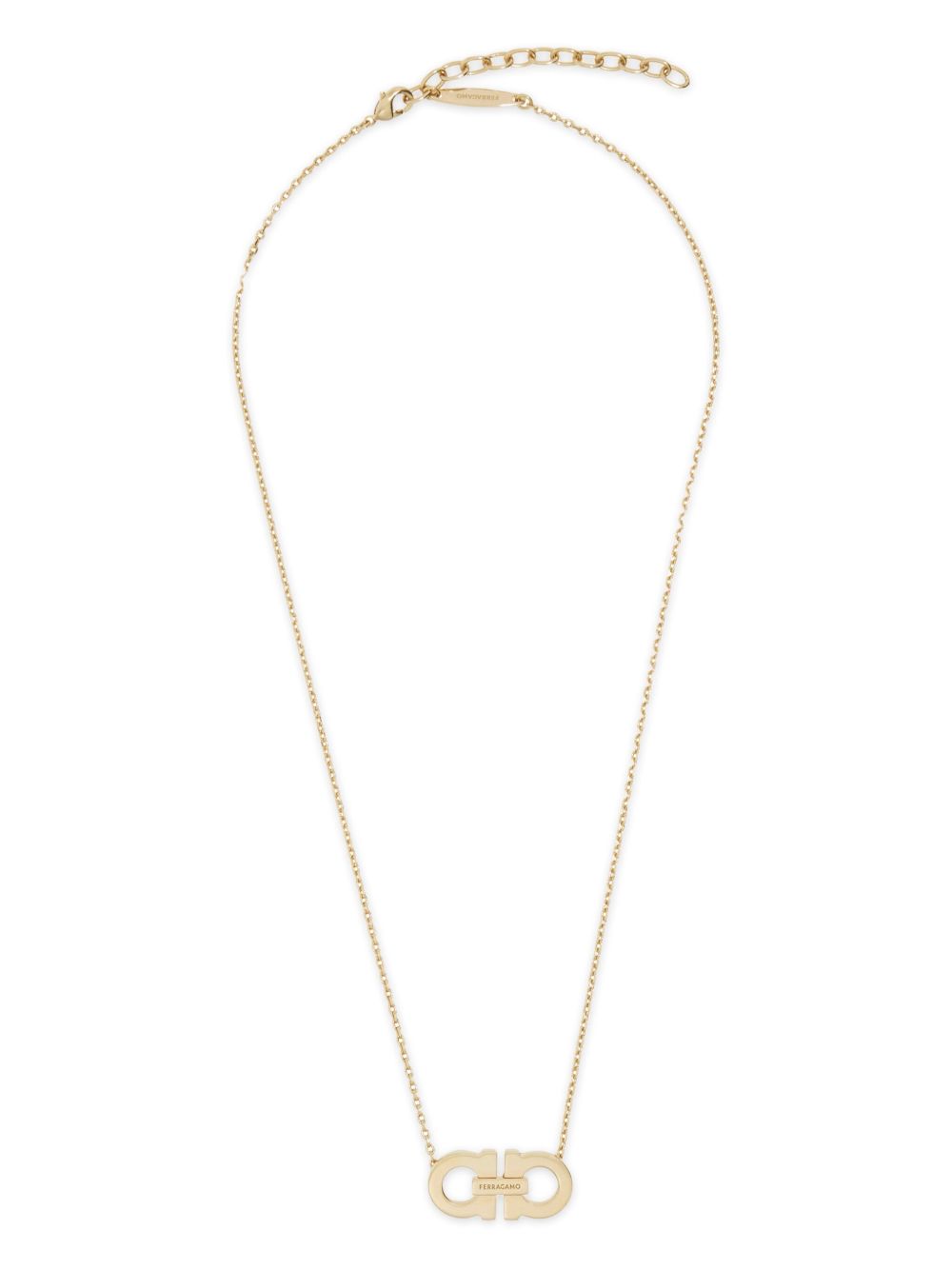 Salvatore Ferragamo Gancini Pendant Necklace Glam Steals