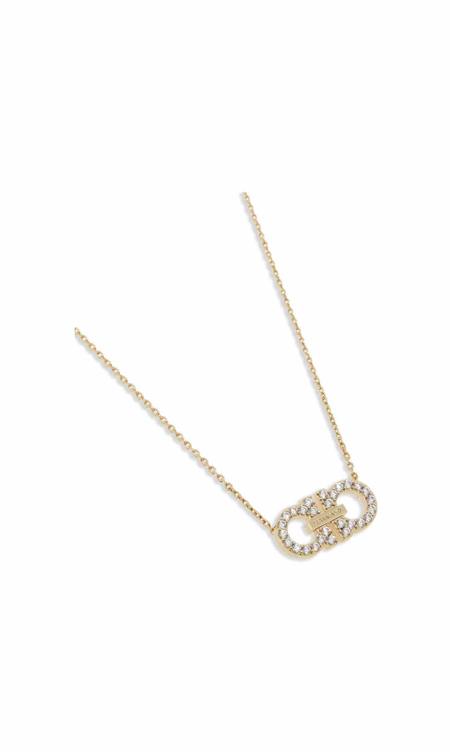 Salvatore Ferragamo Gancini Pendant Necklace Glam Steals