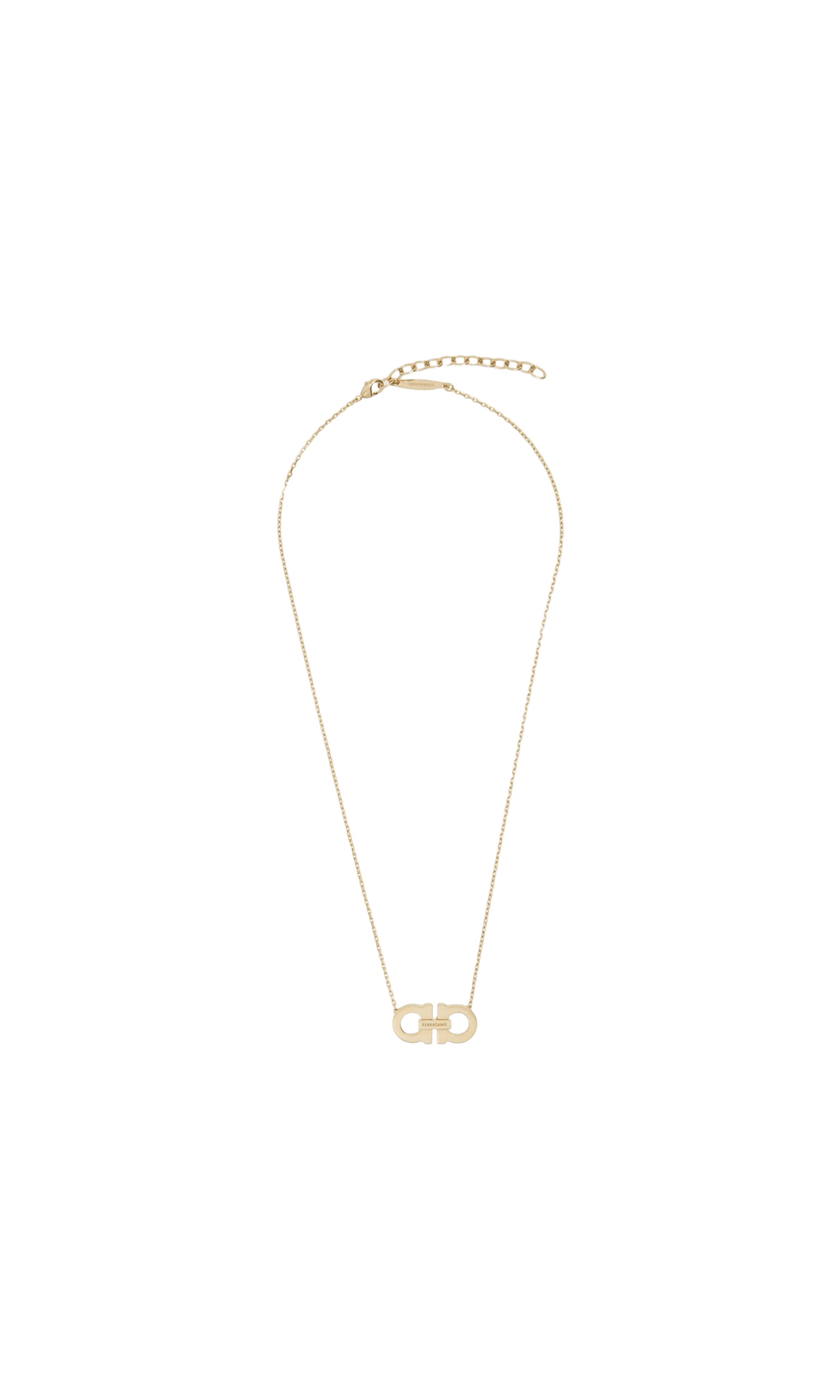 Salvatore Ferragamo Gancini Pendant Necklace Glam Steals