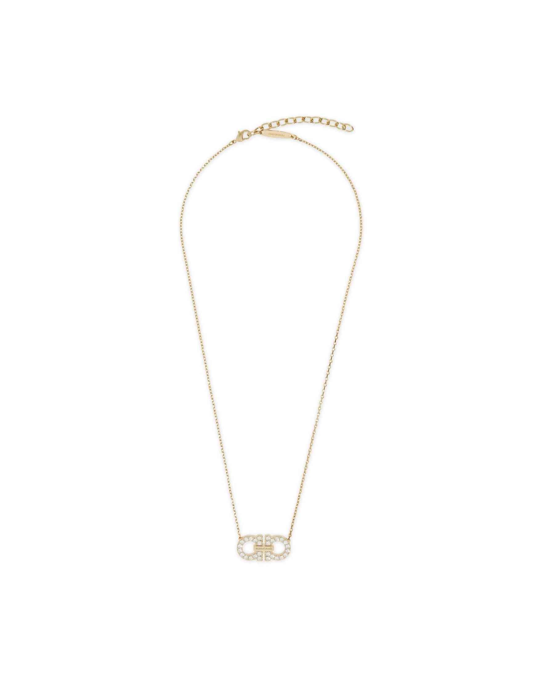 Salvatore Ferragamo Gancini Pendant Necklace Glam Steals
