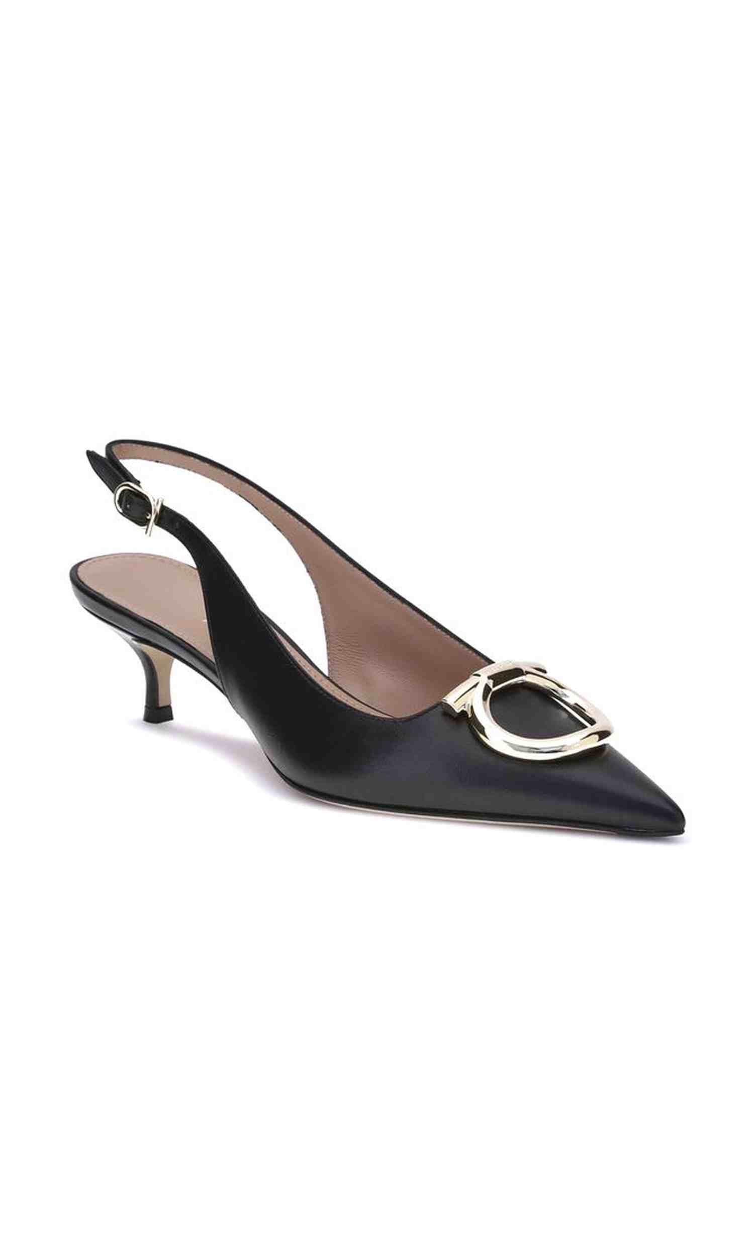 Salvatore Ferragamo Gancini Slingback Pumps Glam Steals