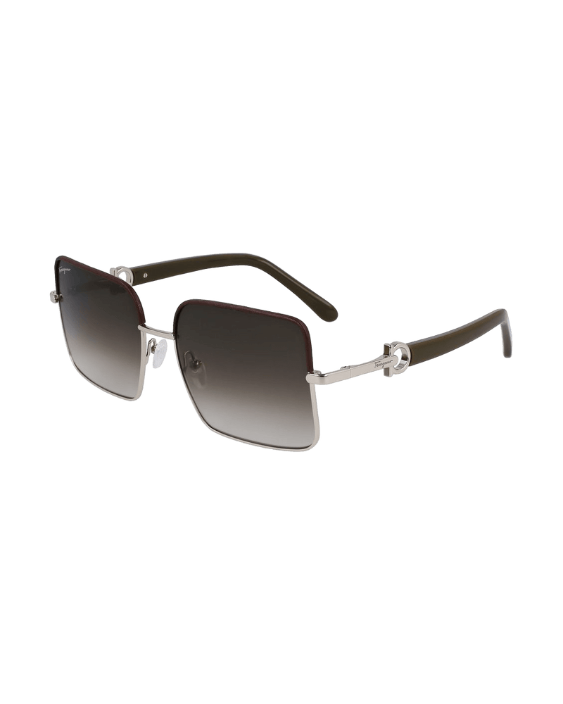 Salvatore Ferragamo Gold Metal Sunglasses Glam Steals