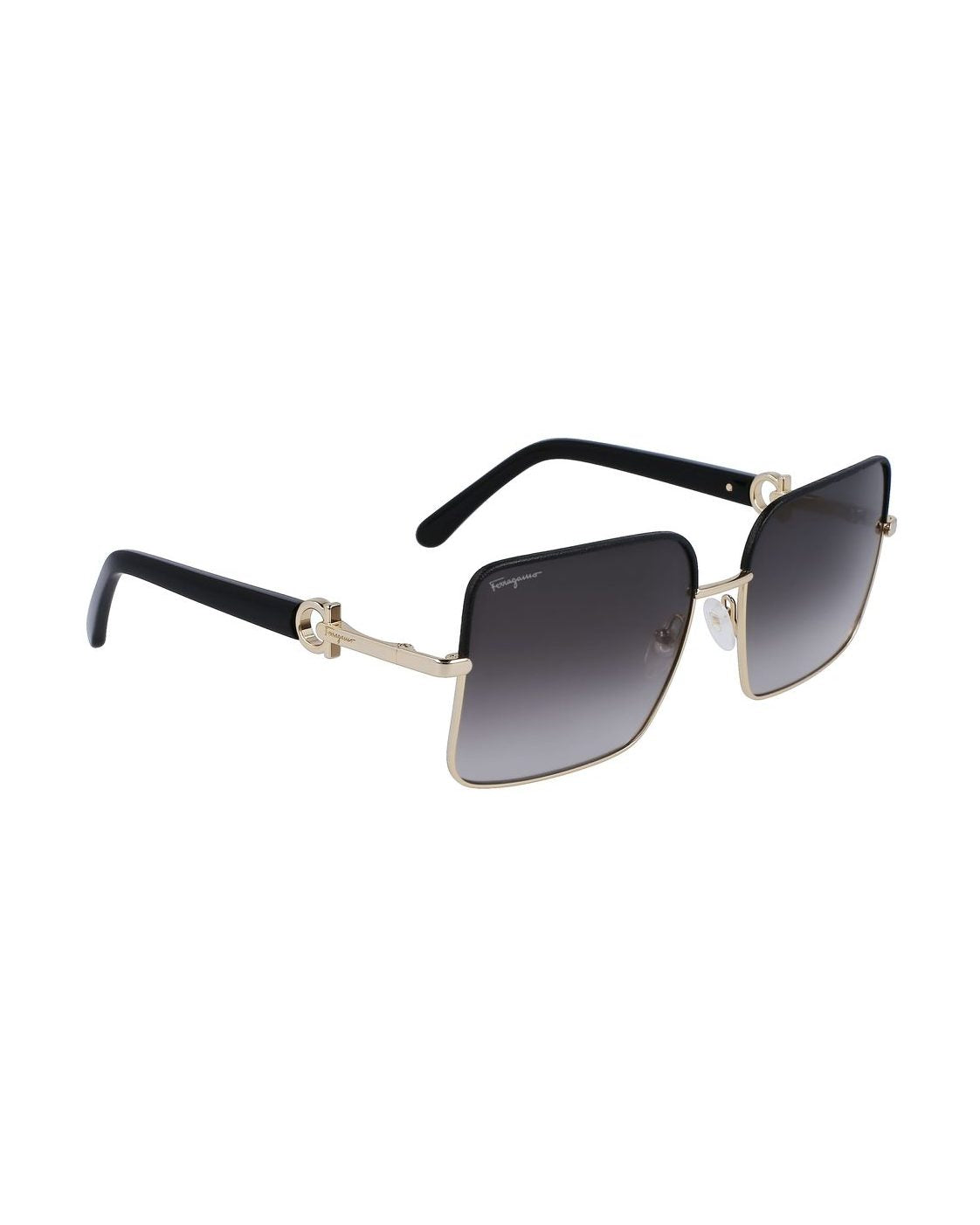 Salvatore Ferragamo Gold Metal Sunglasses Glam Steals