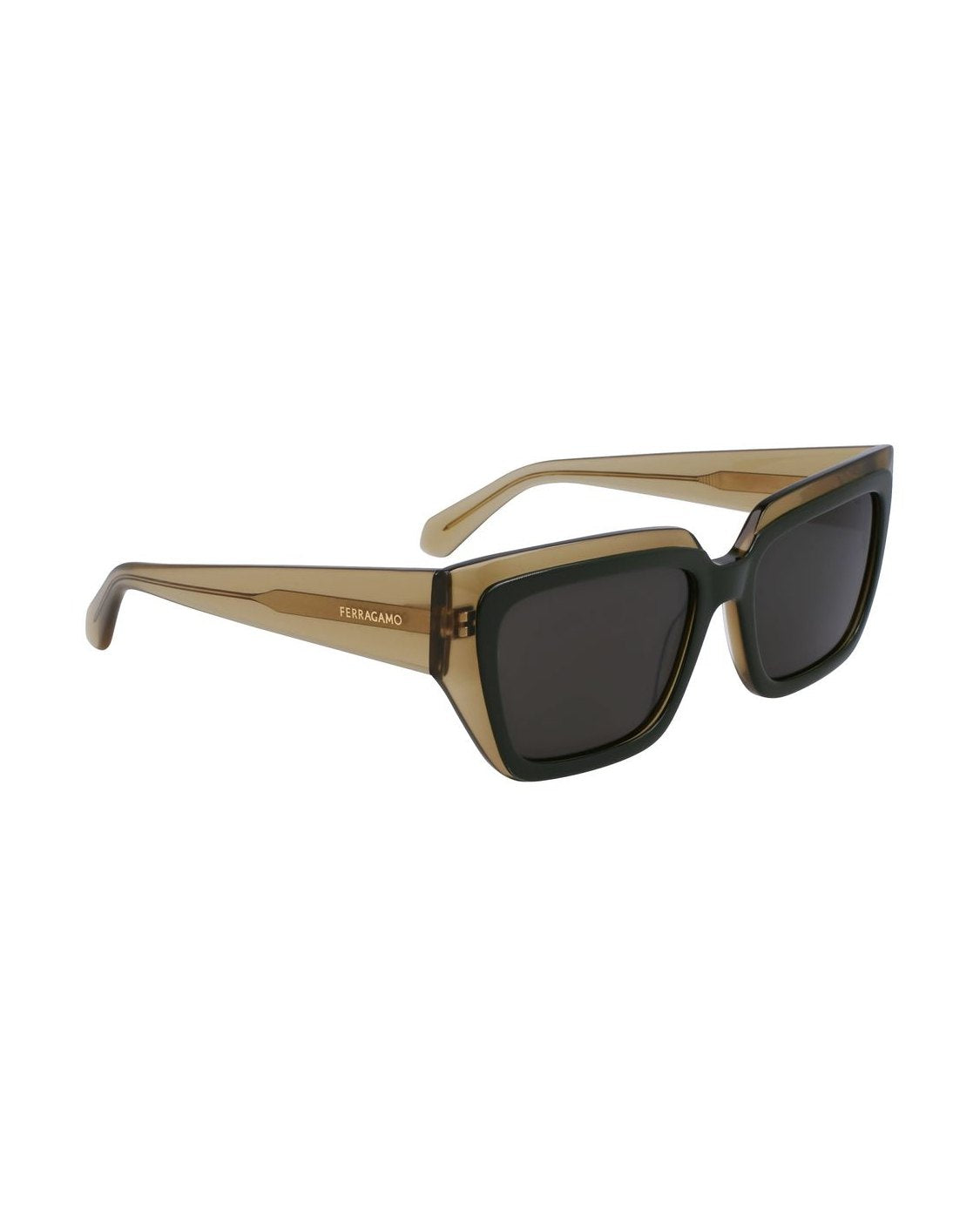 Salvatore Ferragamo Green Acetate Sunglasses Glam Steals