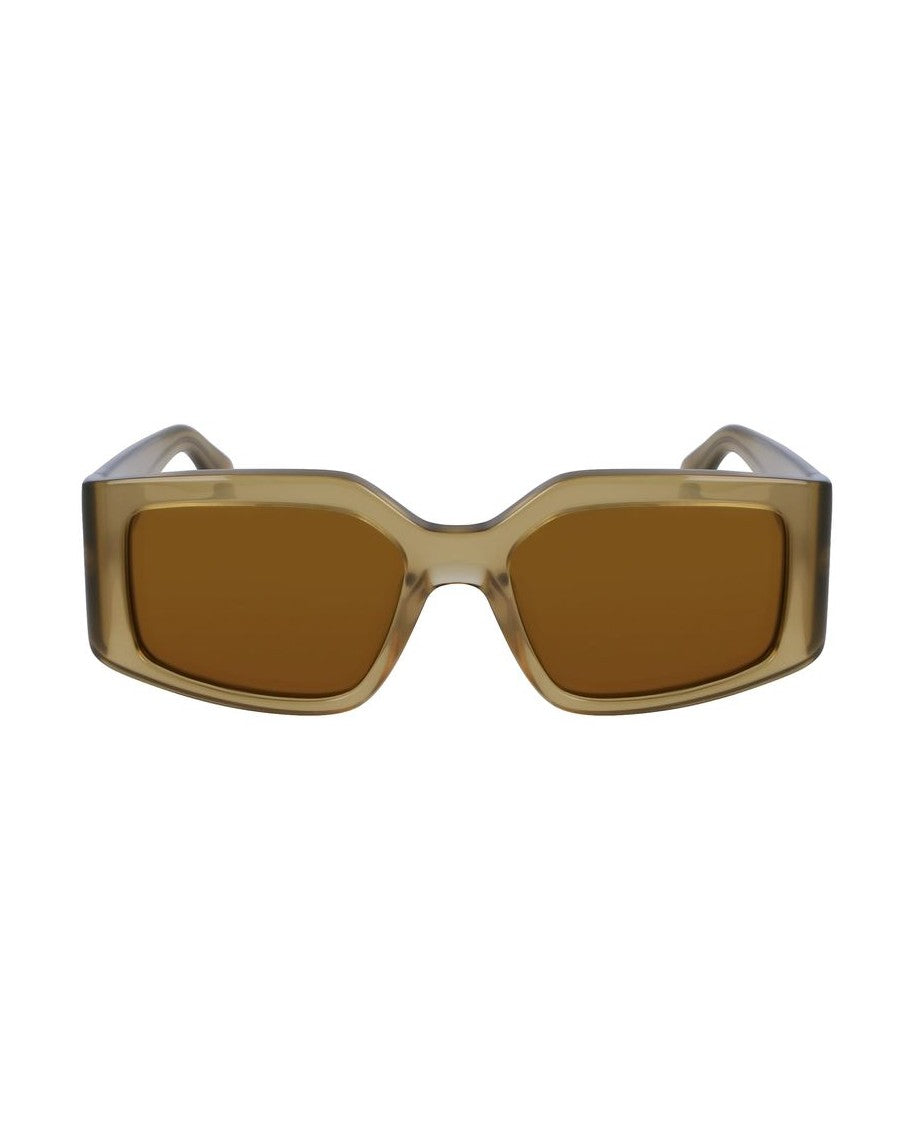 Salvatore Ferragamo Green Acetate Sunglasses Glam Steals