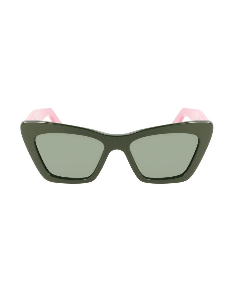 Salvatore Ferragamo Green Acetate Sunglasses Glam Steals