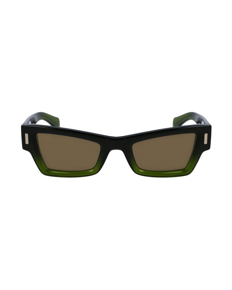 Salvatore Ferragamo Green Acetate Sunglasses Glam Steals