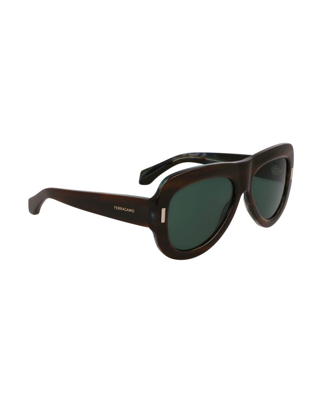 Salvatore Ferragamo Green Acetate Sunglasses Glam Steals