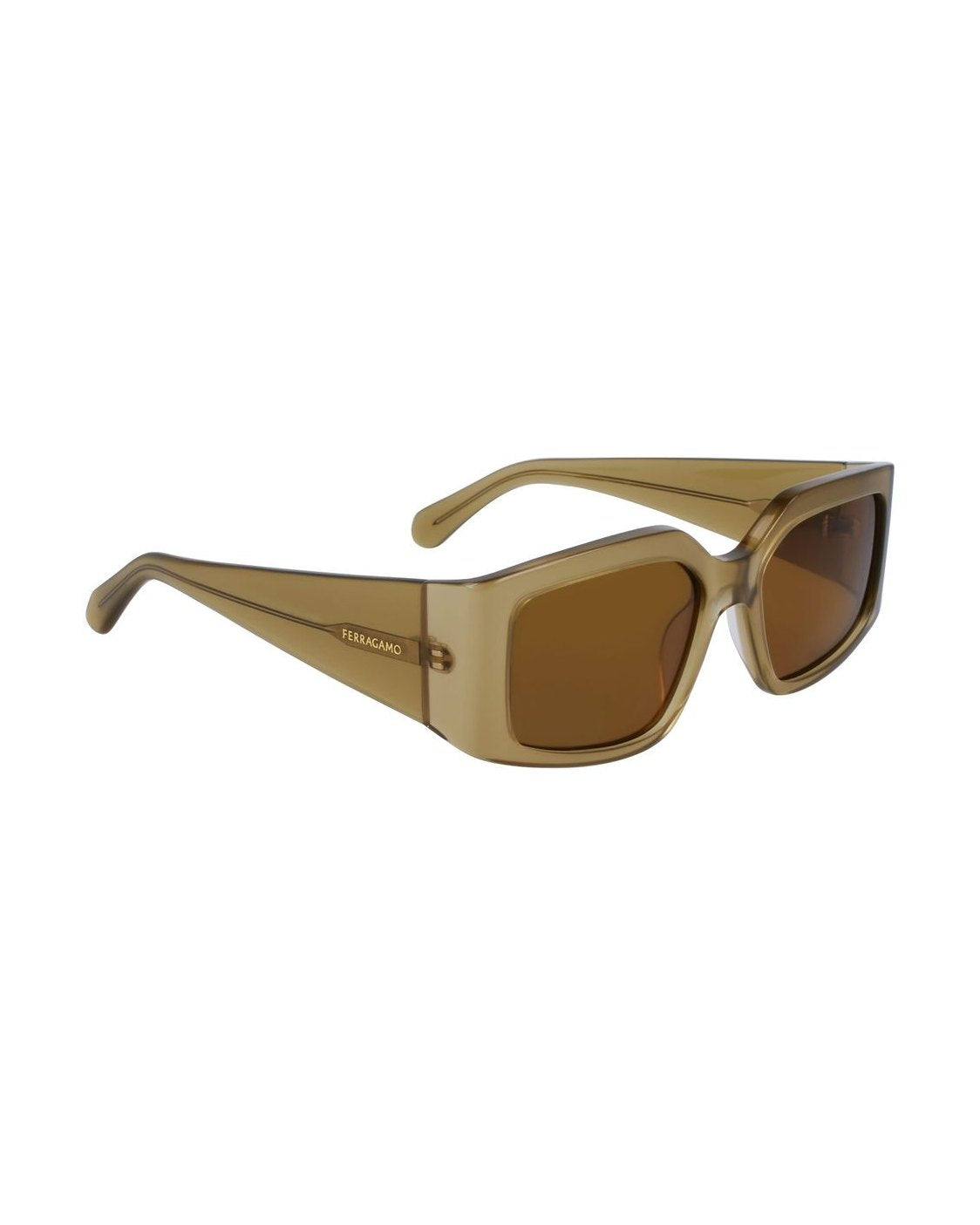 Salvatore Ferragamo Green Acetate Sunglasses Glam Steals