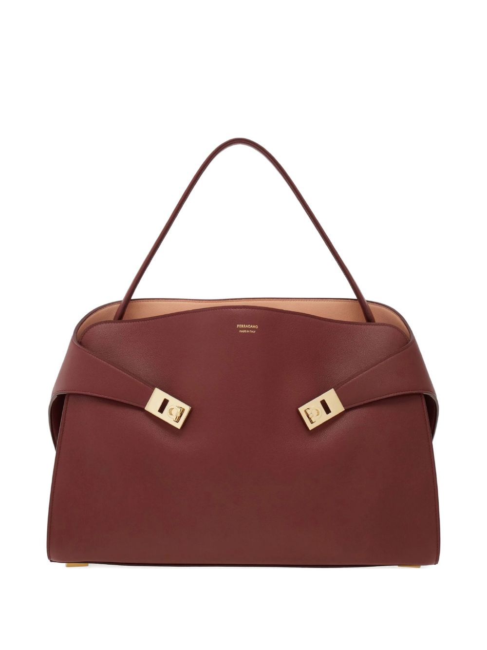 Salvatore Ferragamo Hug Soft Two Tone Shoulder Bag Glam Steals