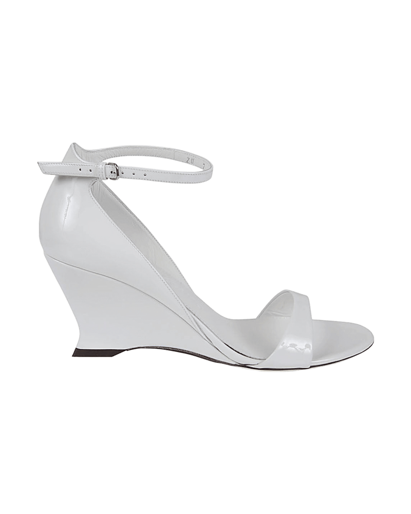 Salvatore Ferragamo Leather Adjustable Wedge Sandals Glam Steals