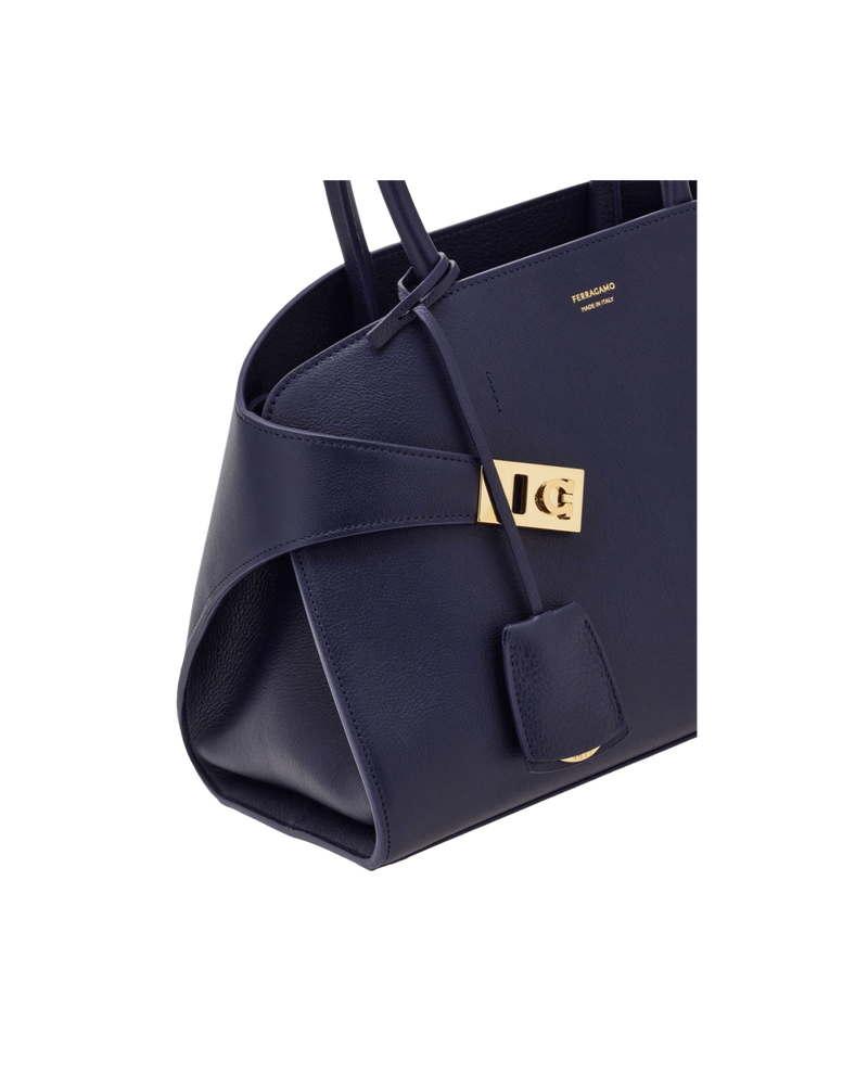 Salvatore Ferragamo Leather Hug Tote Bag Glam Steals