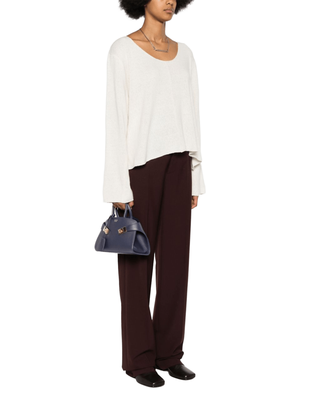 Salvatore Ferragamo Leather Logo Print Tote Bag Glam Steals