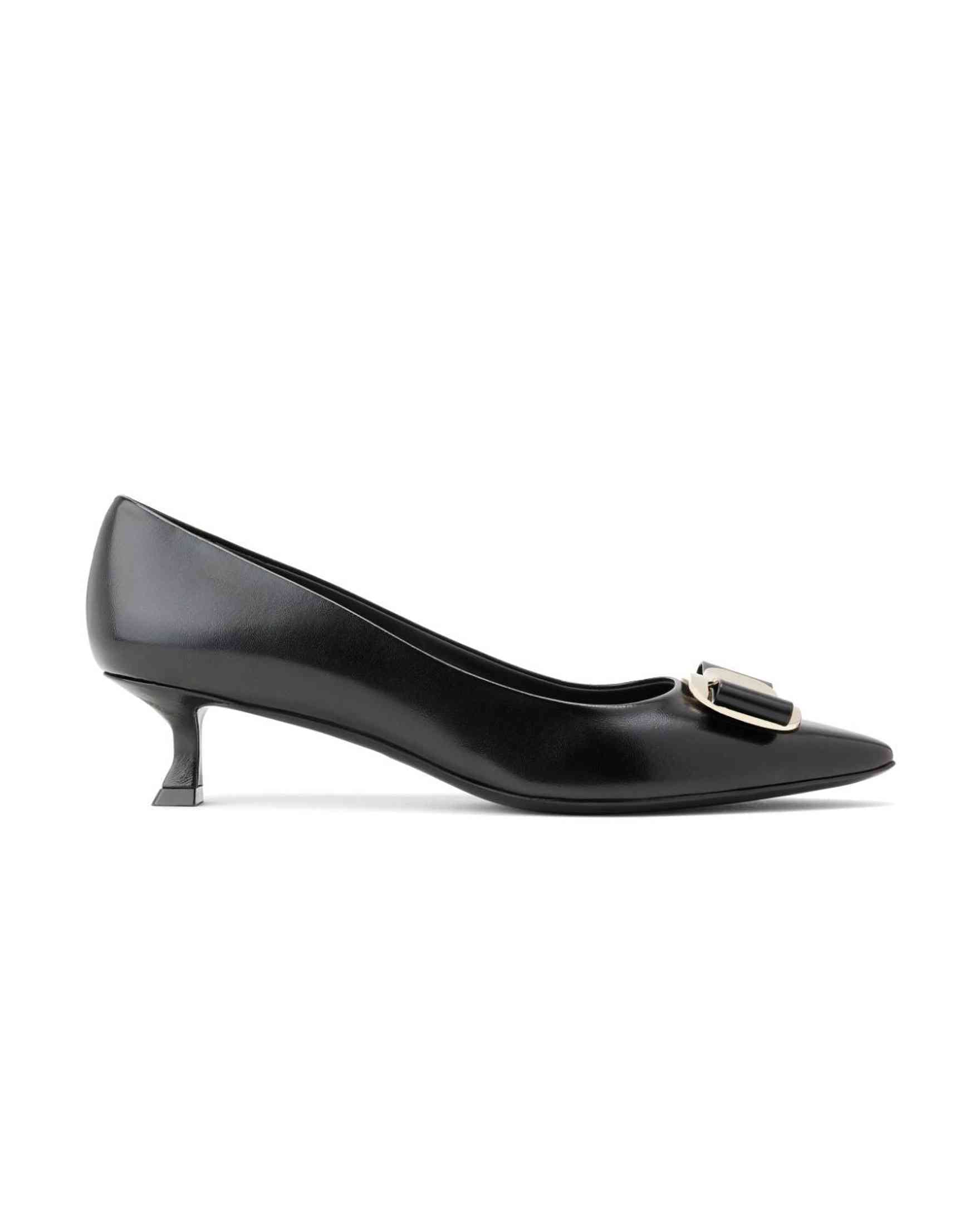 Salvatore Ferragamo Leather New Vara Pumps Glam Steals
