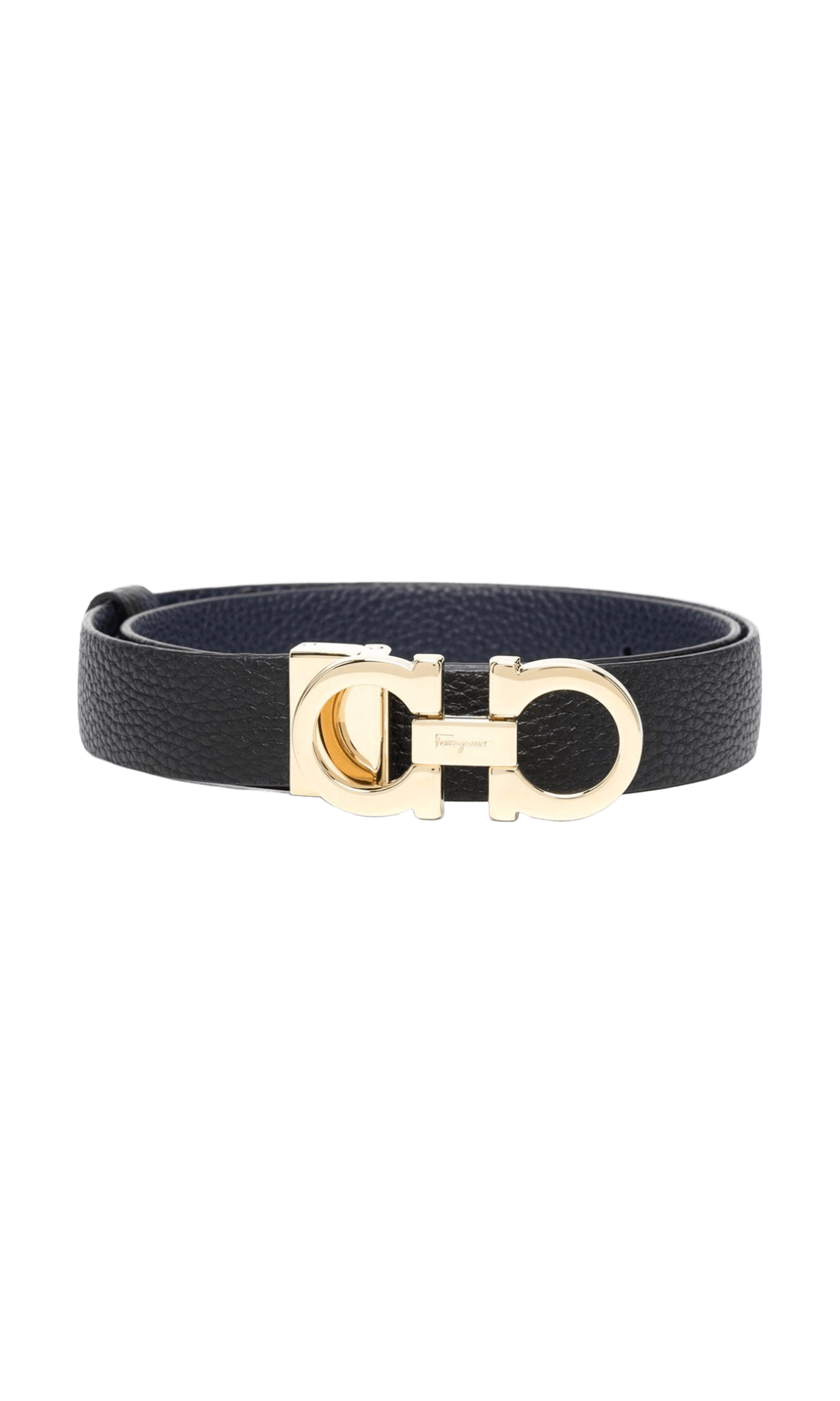 Salvatore Ferragamo Leather Reversible Belt Glam Steals