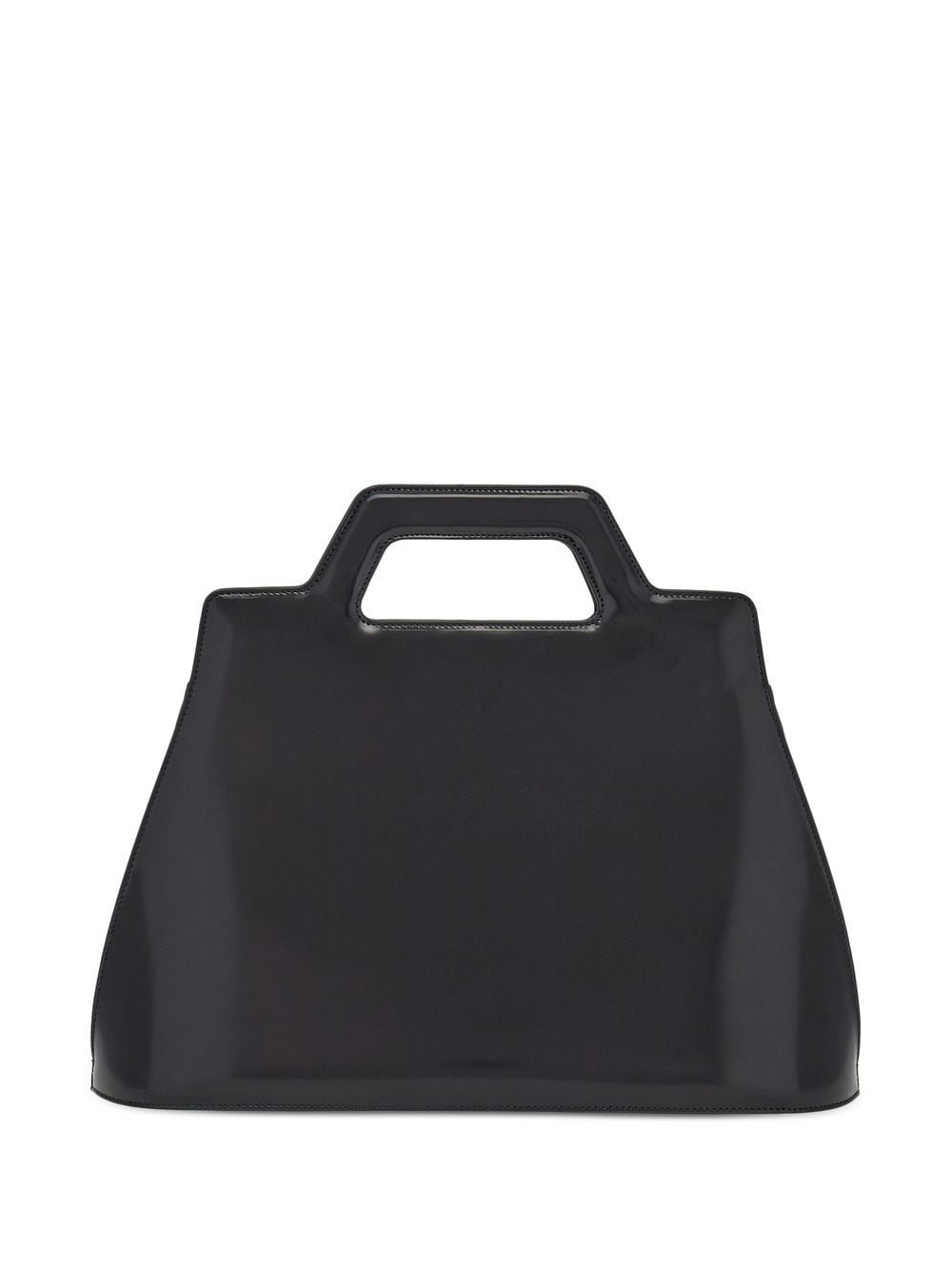 Salvatore Ferragamo Leather Top Handle Tote Bag Glam Steals