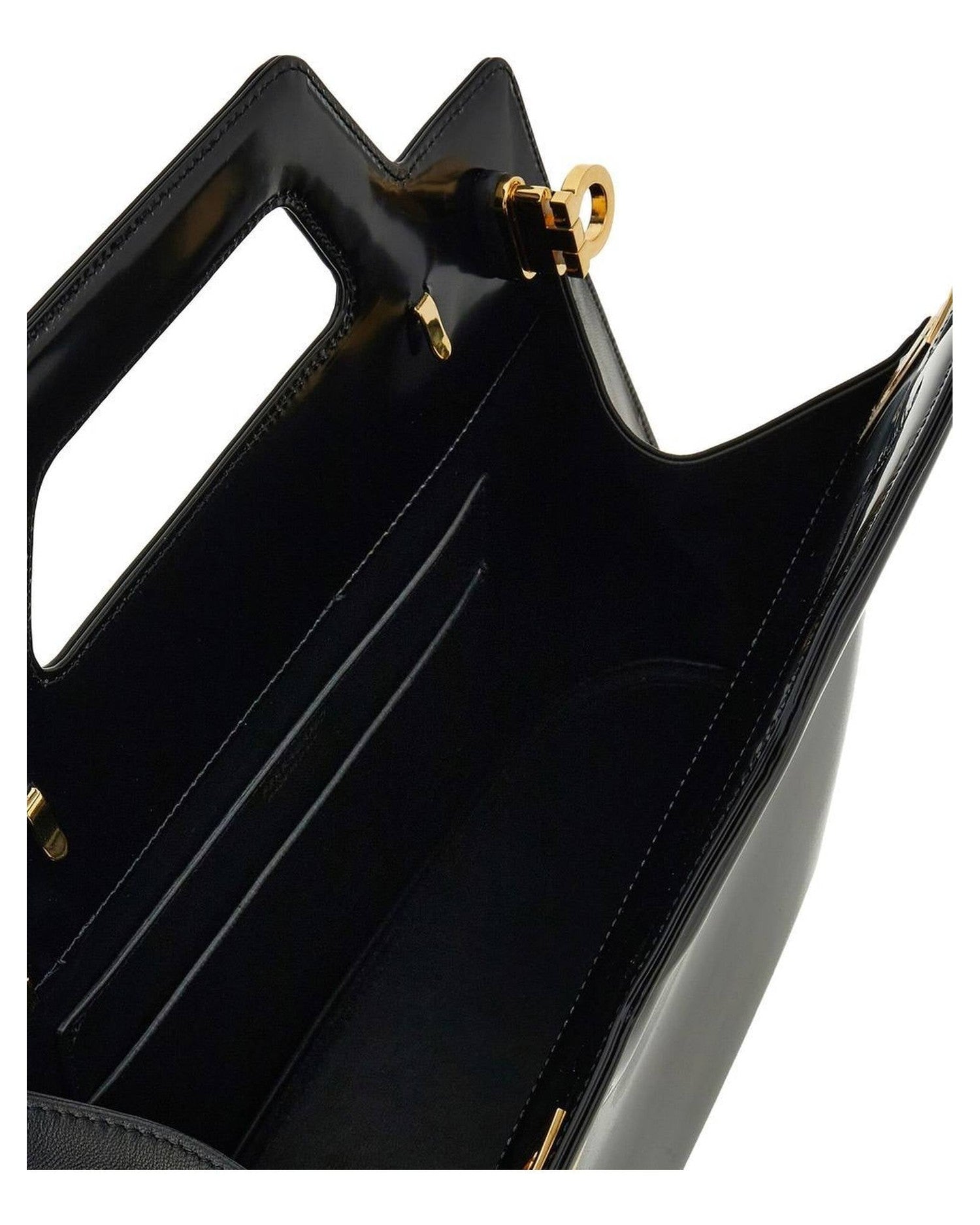 Salvatore Ferragamo Leather Top Handle Tote Bag Glam Steals