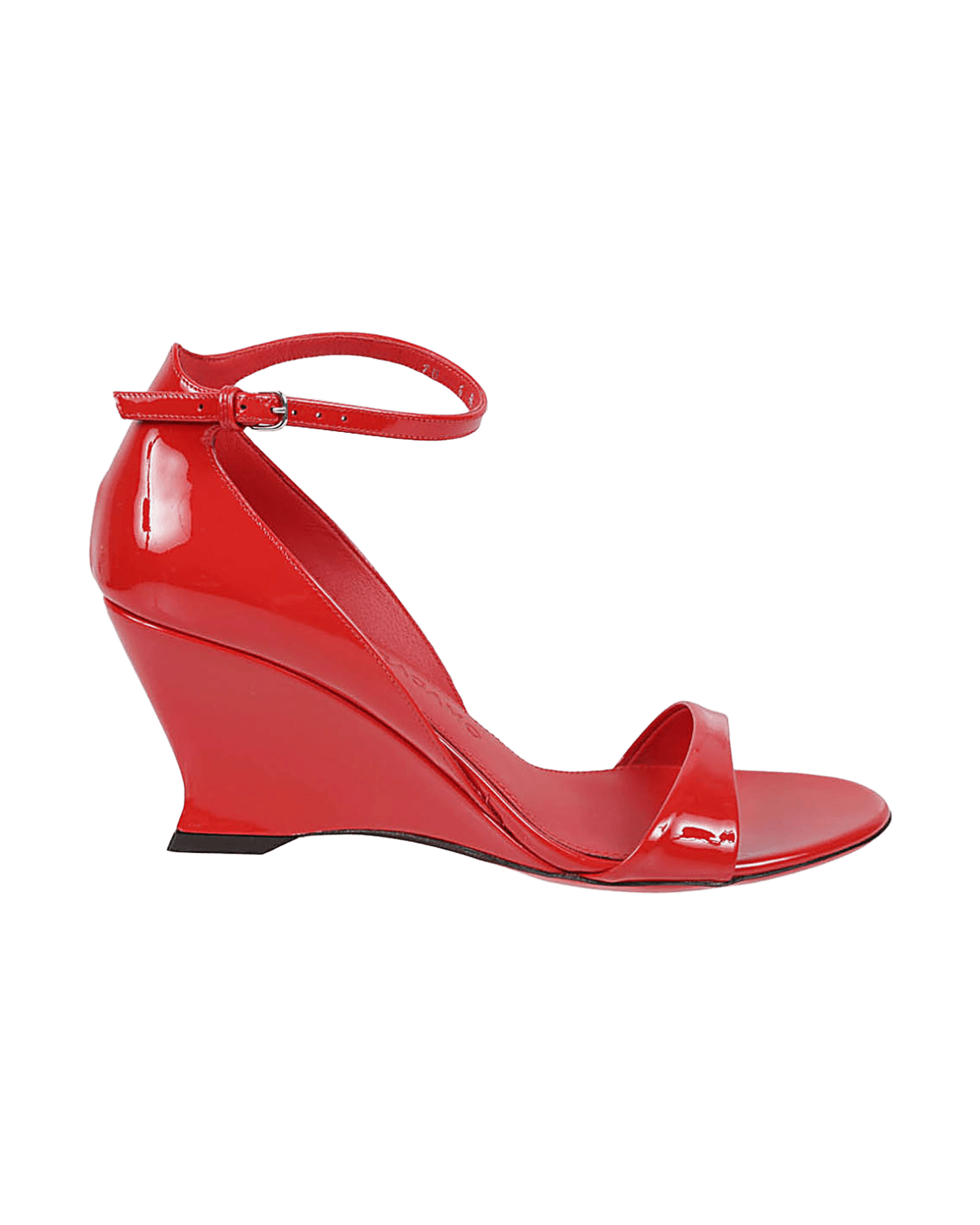 Salvatore Ferragamo Leather Wedge Sandals With Open Toe Glam Steals