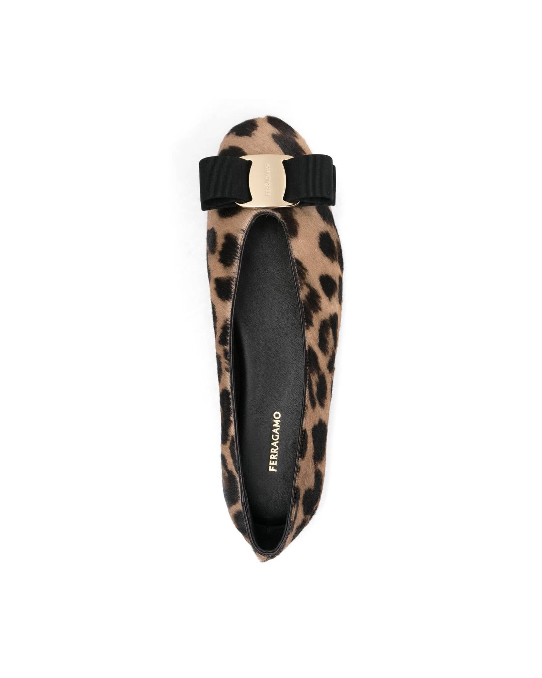 Salvatore Ferragamo Leopard Print Ballet Flats Glam Steals