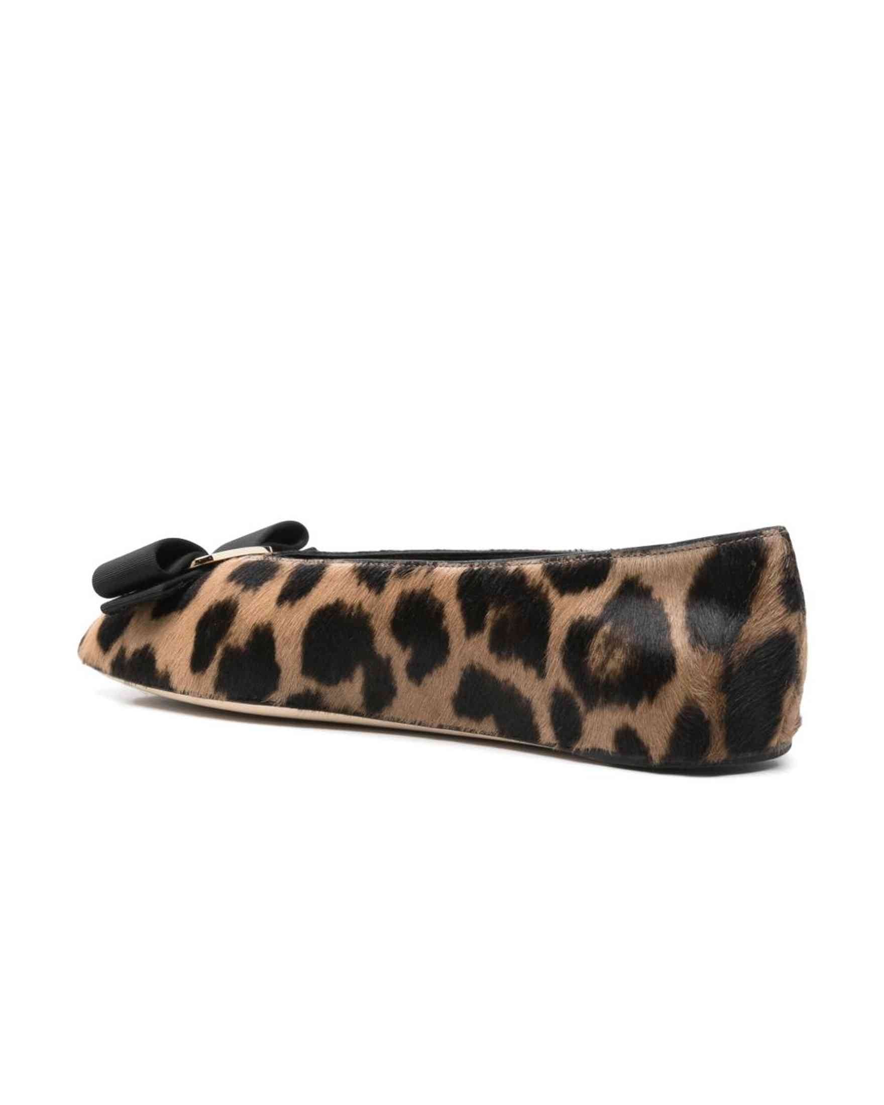 Salvatore Ferragamo Leopard Print Ballet Flats Glam Steals