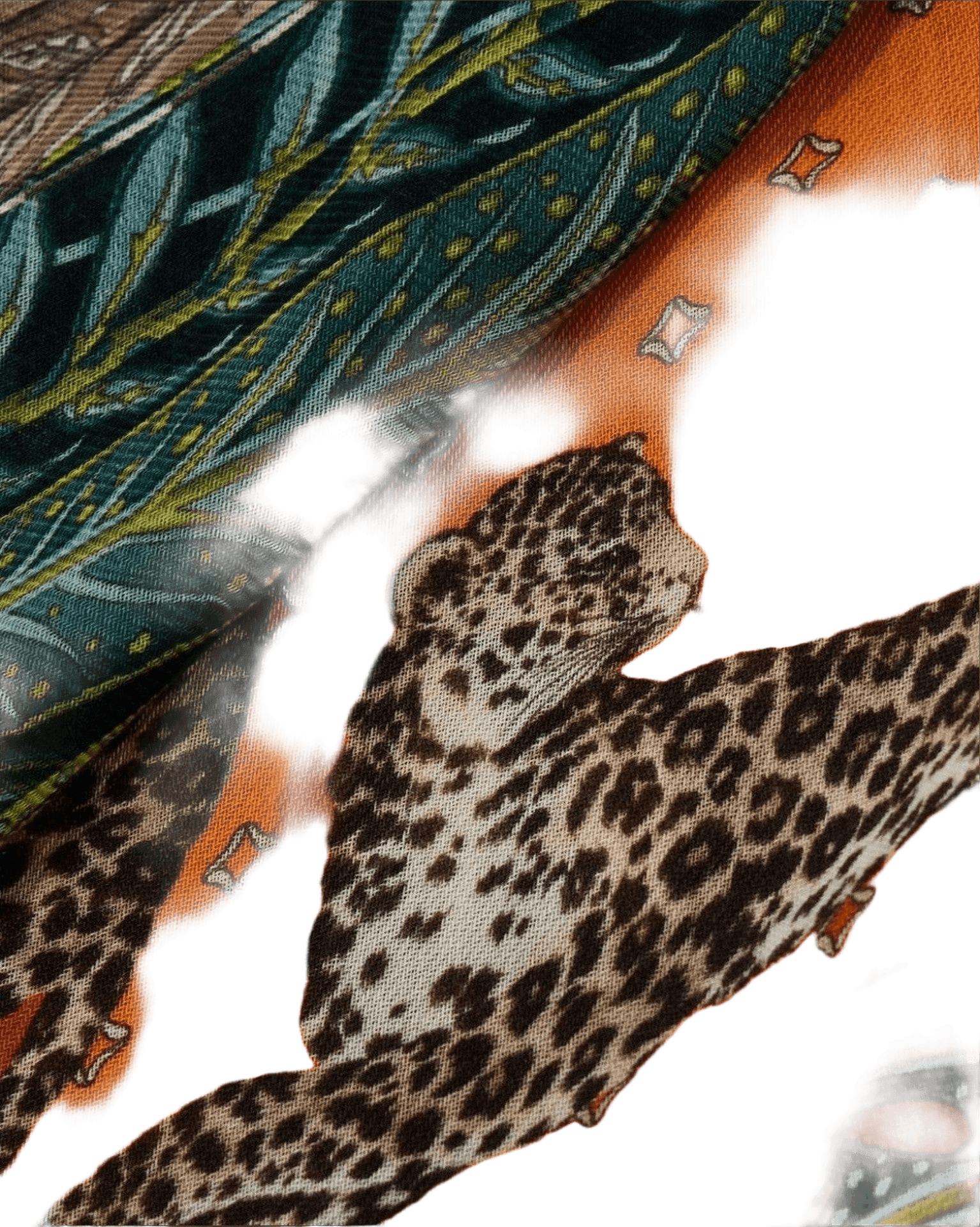 Salvatore Ferragamo Madras Print Cashmere Stole Glam Steals