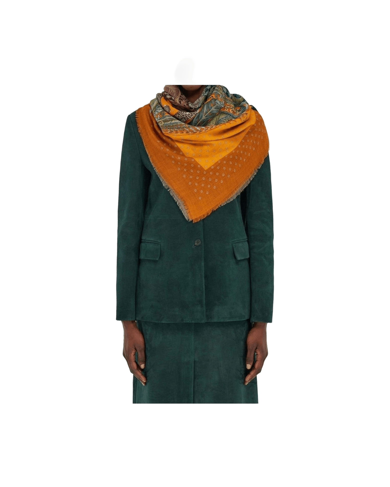 Salvatore Ferragamo Madras Print Cashmere Stole Glam Steals