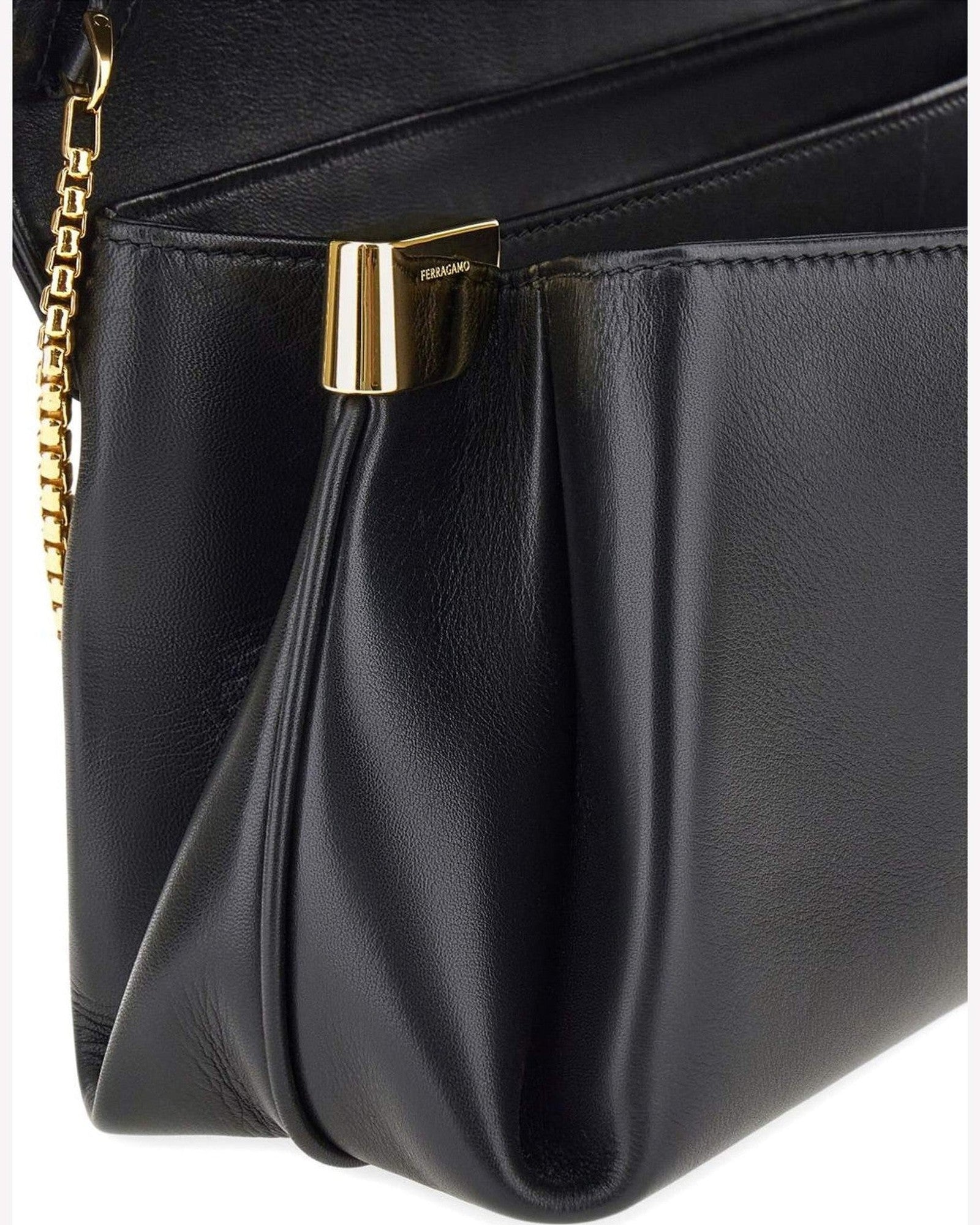 Salvatore Ferragamo Medium Front Flap Soulder Bag Glam Steals