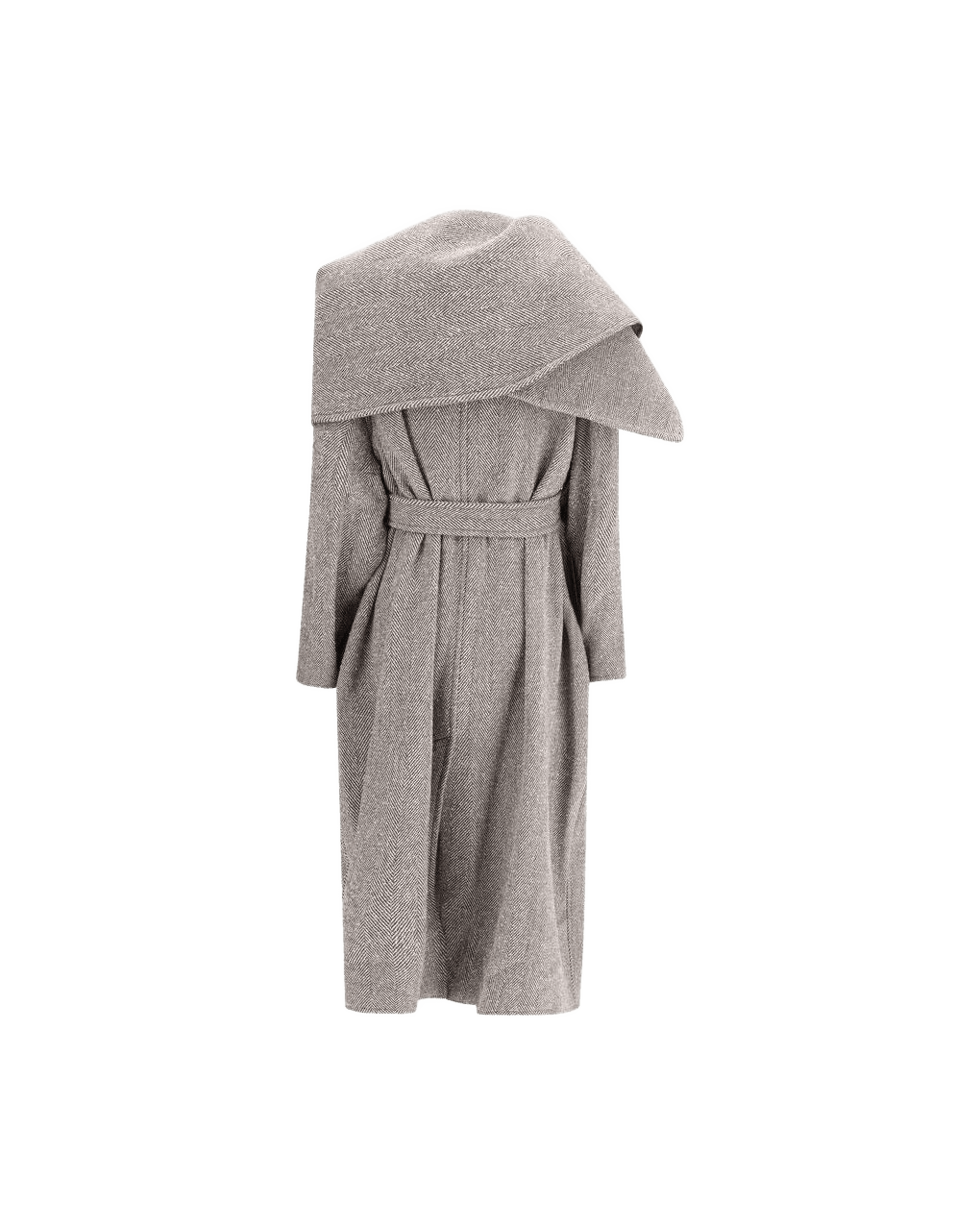 Salvatore Ferragamo Oversized Asymmetric Coat Glam Steals