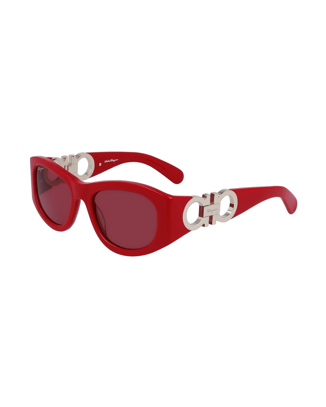 Salvatore Ferragamo Red Acetate Sunglasses Glam Steals