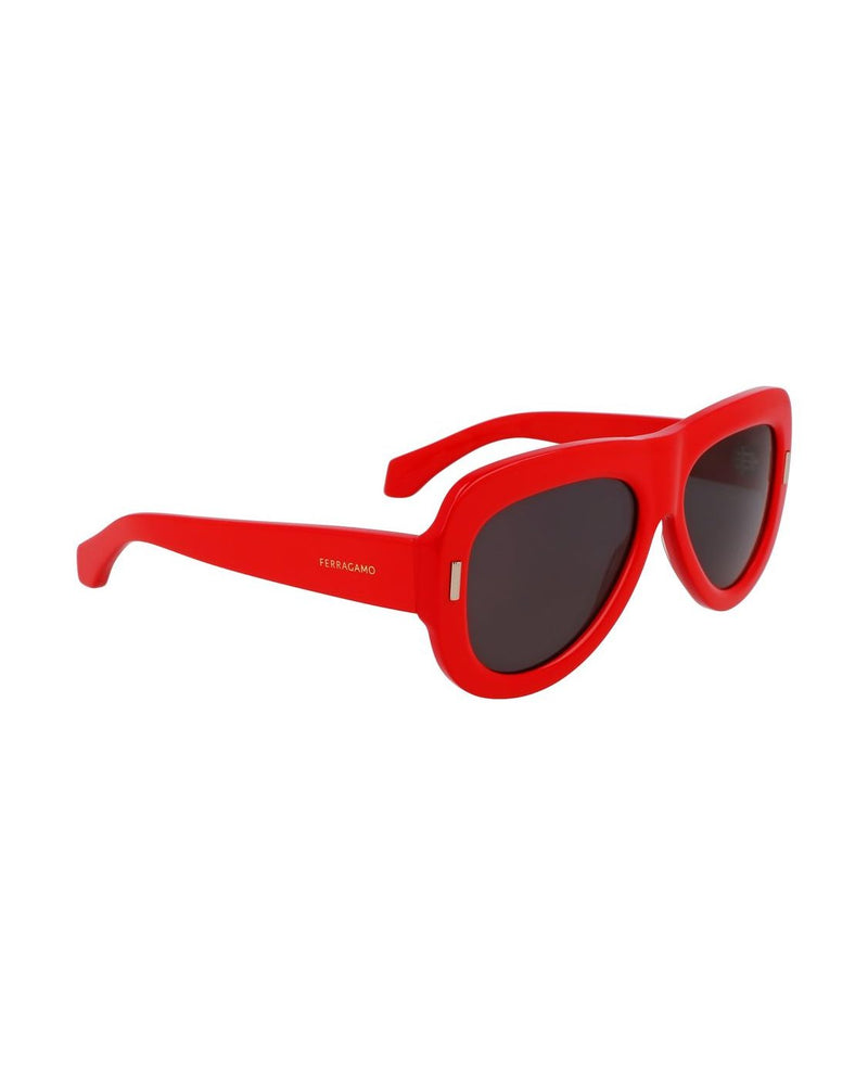 Salvatore Ferragamo Red Acetate Sunglasses Glam Steals
