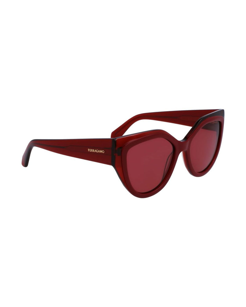 Salvatore Ferragamo Red Acetate Sunglasses Glam Steals