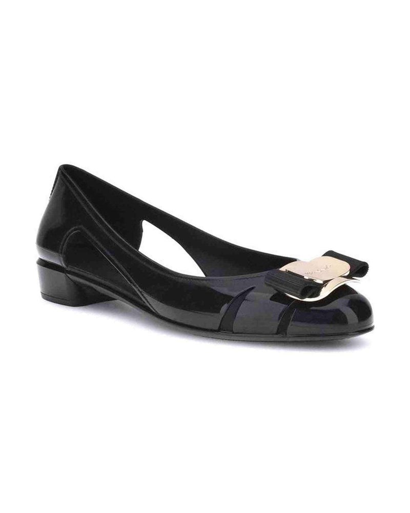 Salvatore Ferragamo Rubber Ballerina Glam Steals