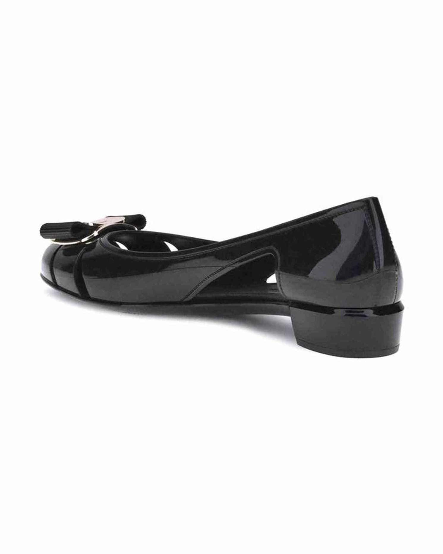 Salvatore Ferragamo Rubber Ballerina Glam Steals