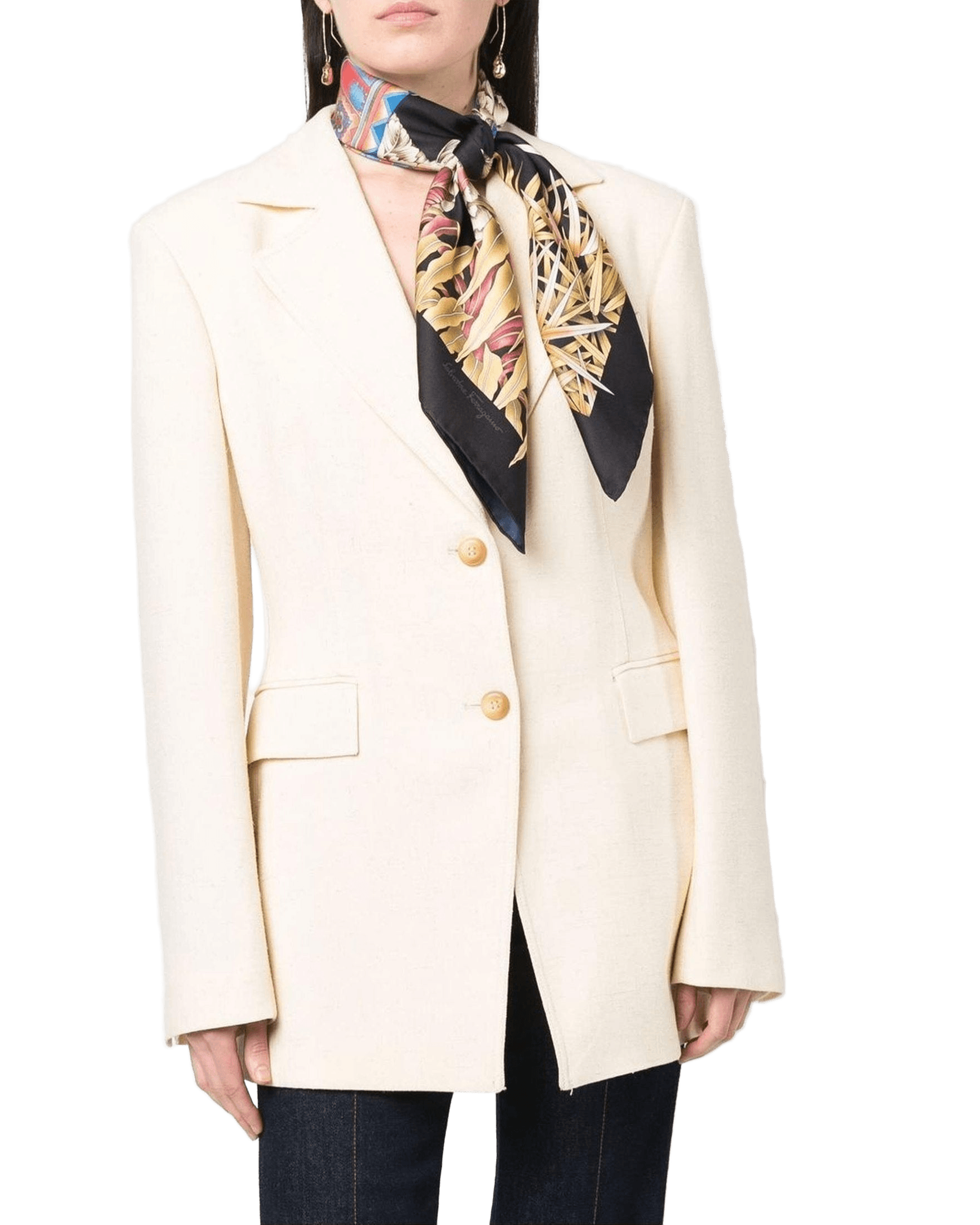 Salvatore Ferragamo Silk India Print Scarf Glam Steals