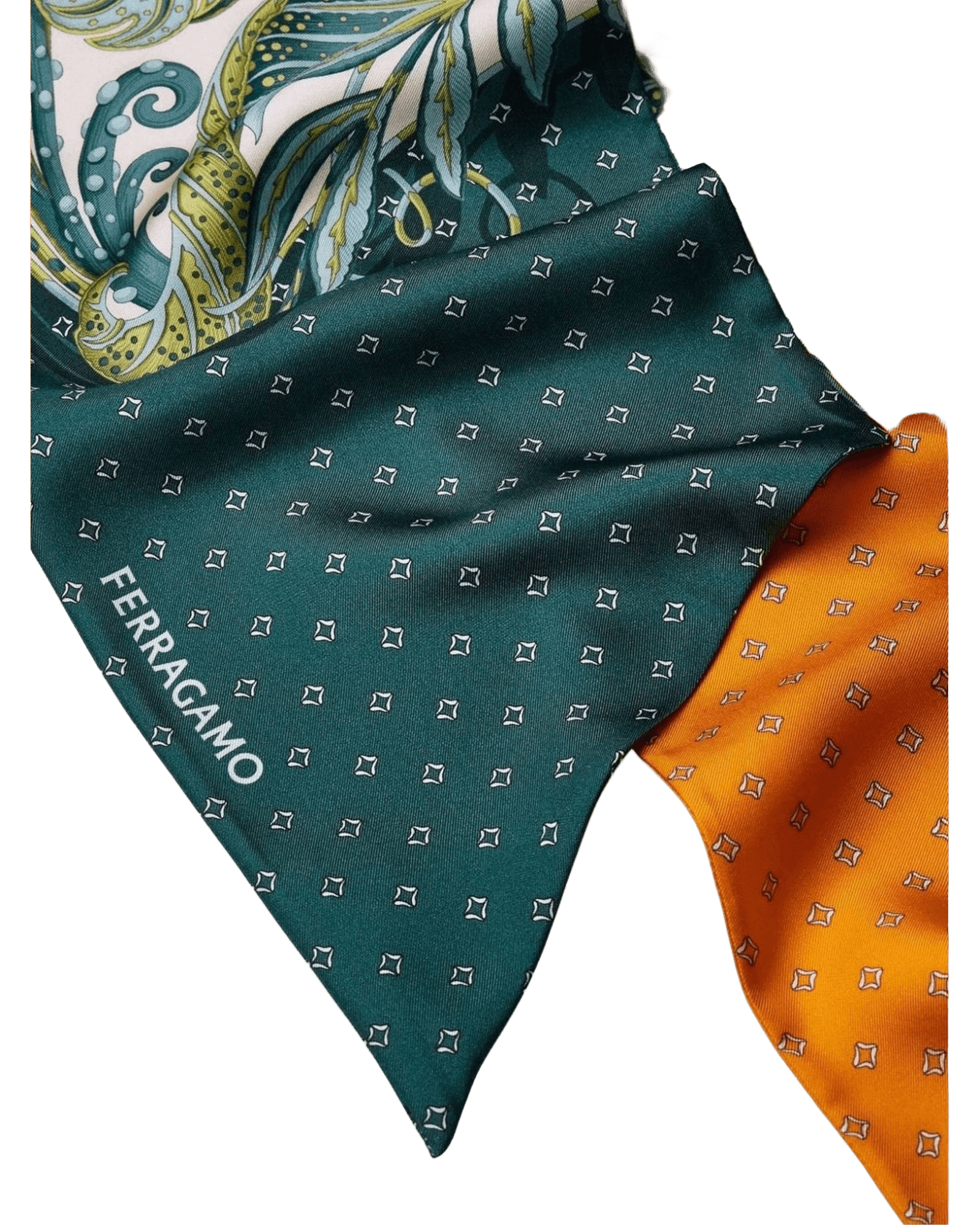 Salvatore Ferragamo Silk Madras Print Bandeau Glam Steals