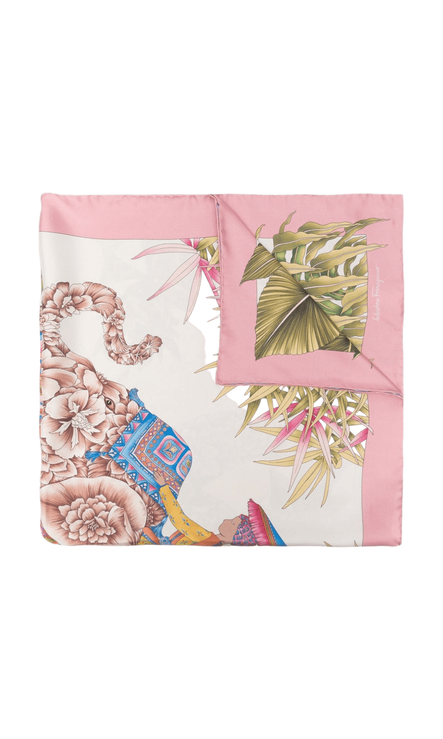 Salvatore Ferragamo Silk Printed Scarf Glam Steals