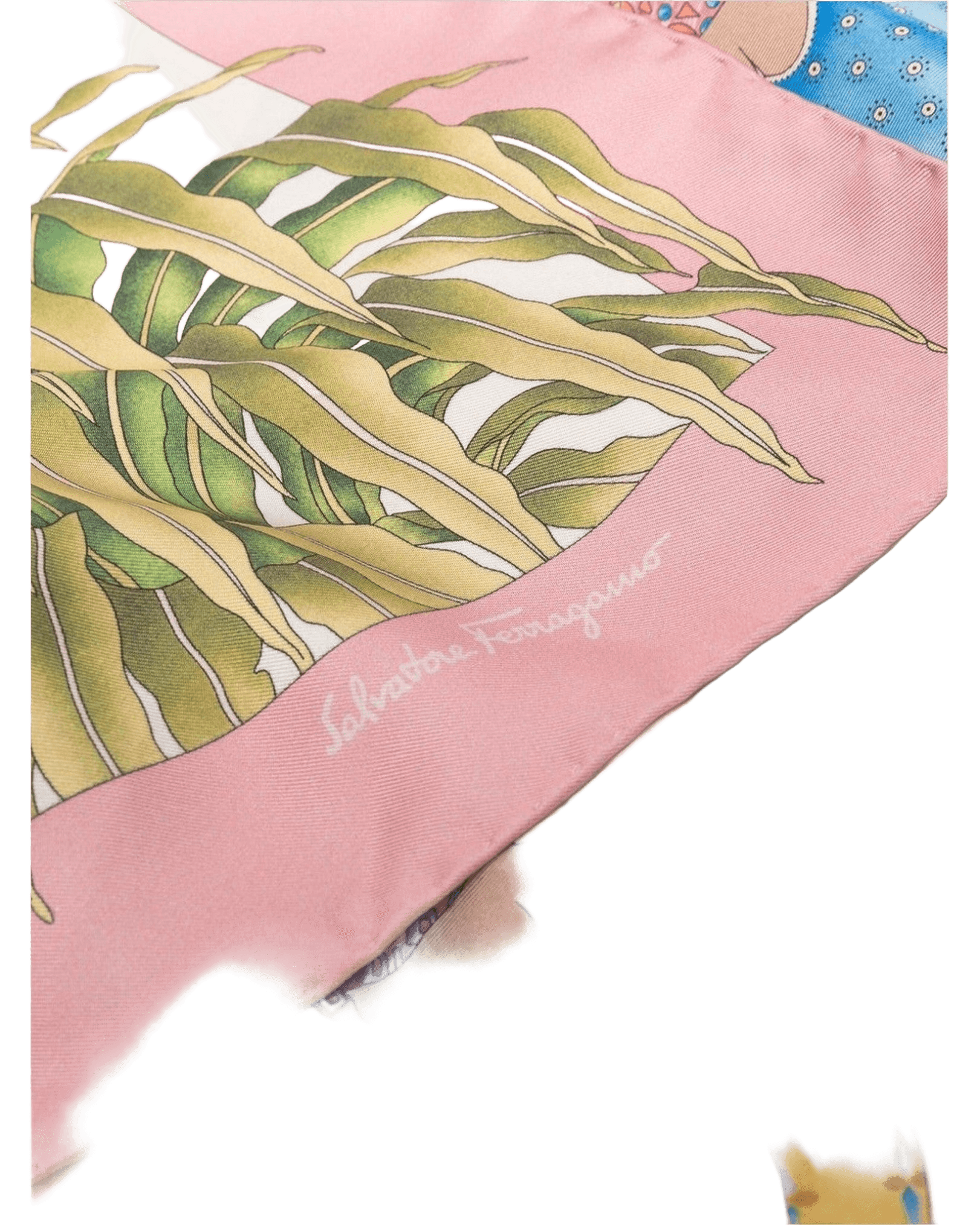 Salvatore Ferragamo Silk Printed Scarf Glam Steals