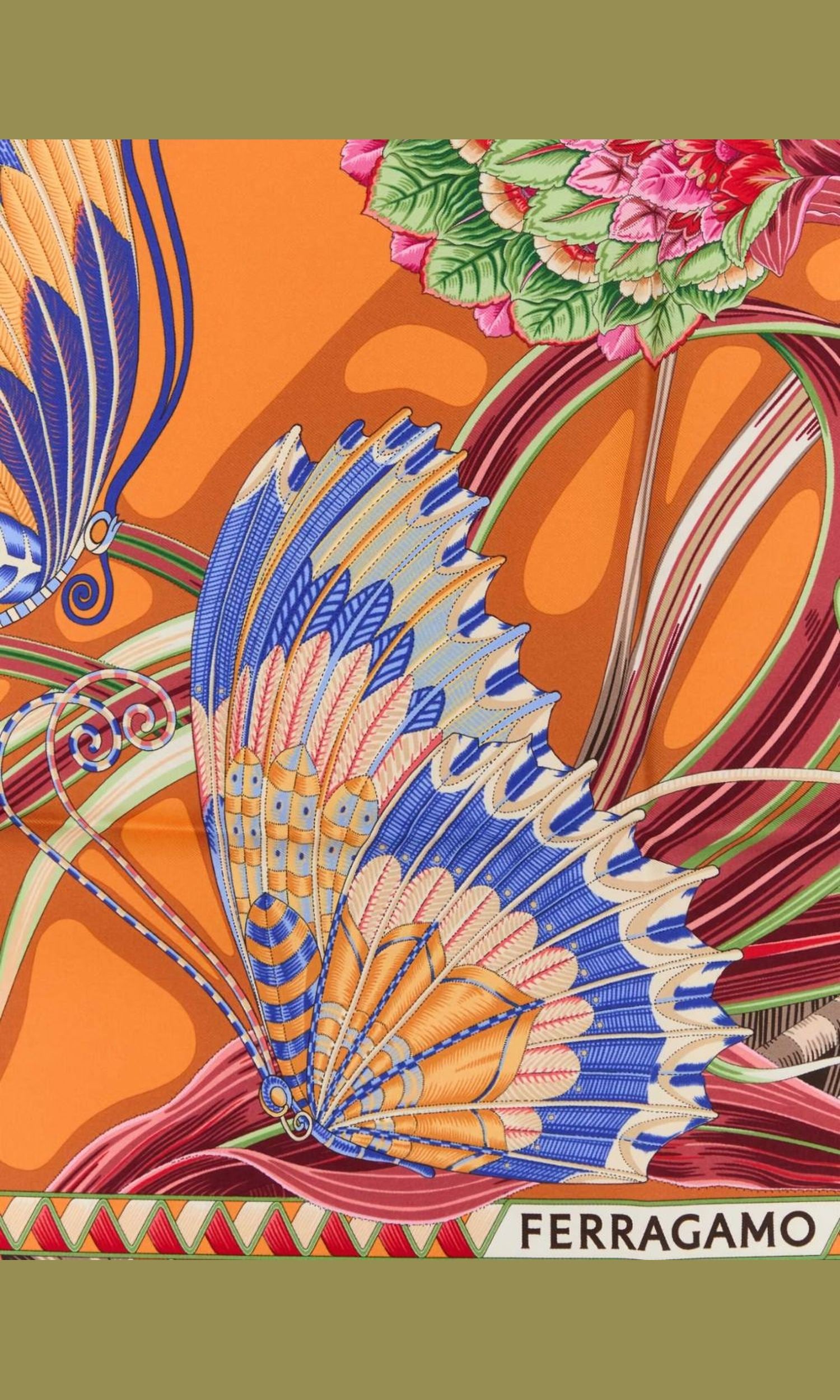 Salvatore Ferragamo Silk Scarf Glam Steals