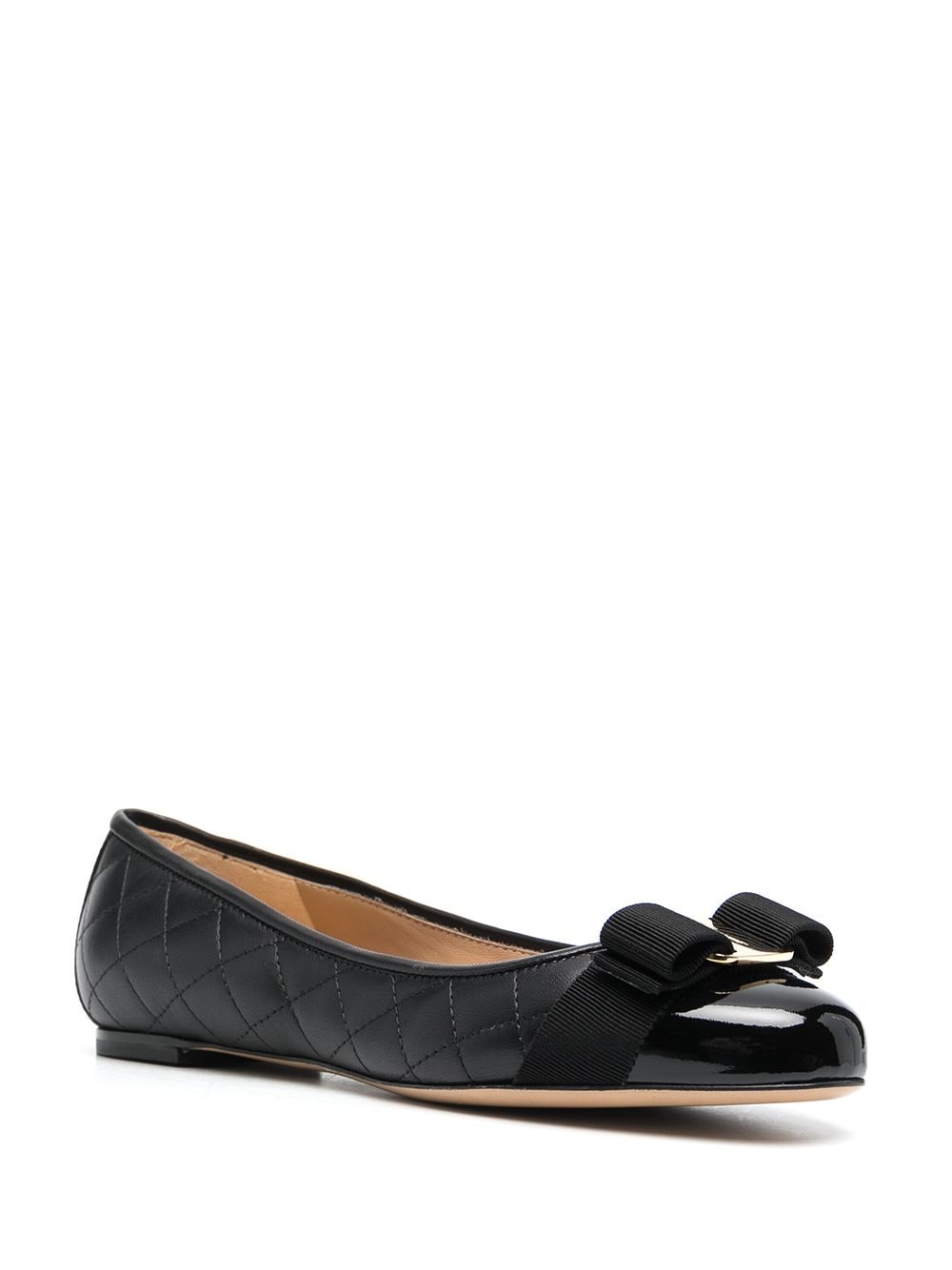 Salvatore Ferragamo Varina Quilted Ballerinas Glam Steals