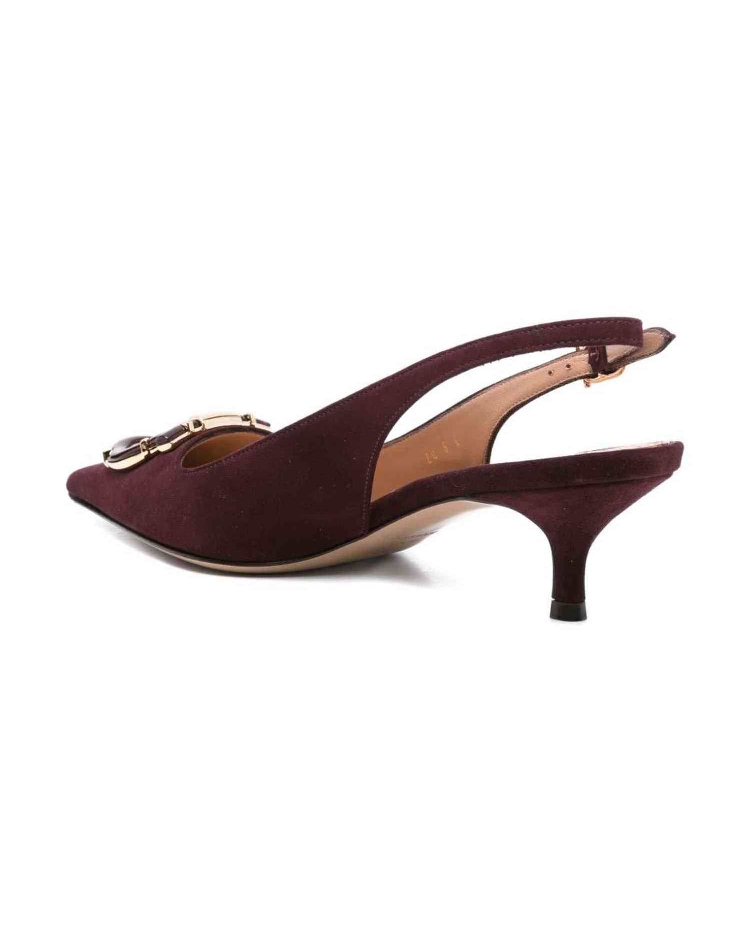 Salvatore Ferragamo with Heel Bordeaux Glam Steals