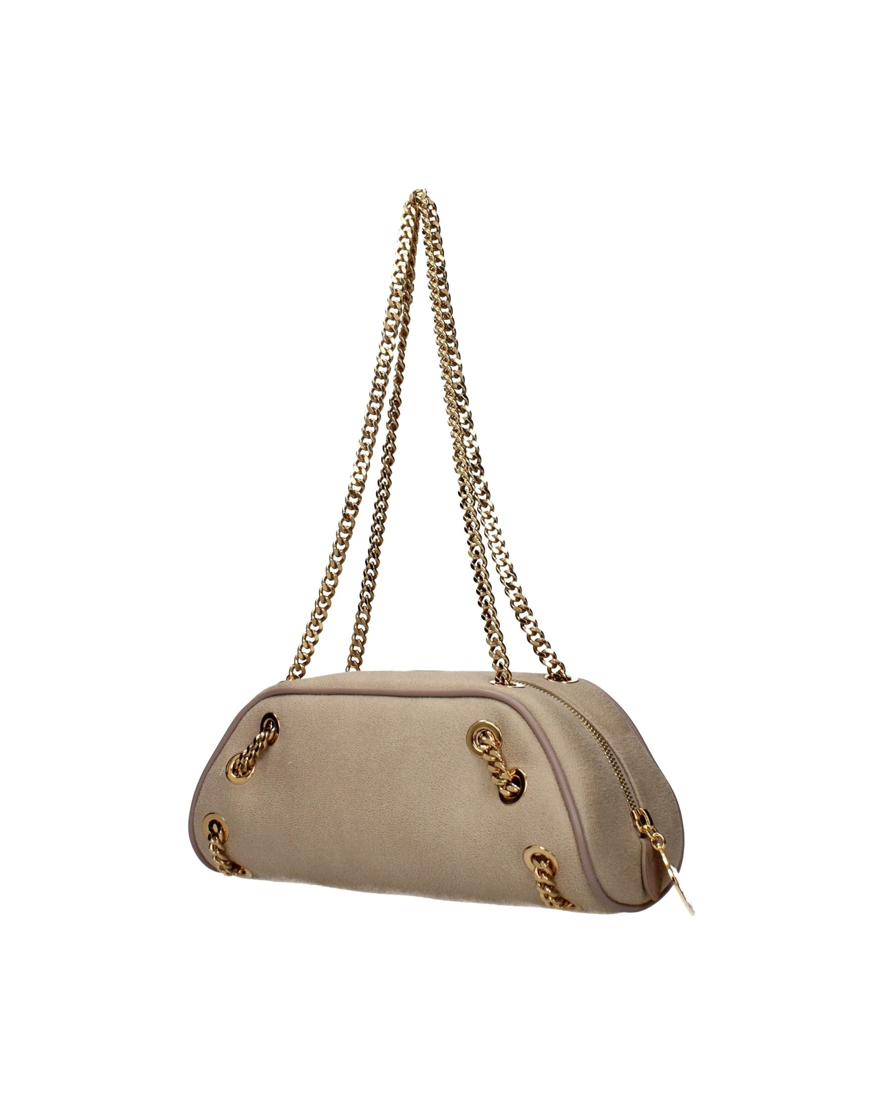 Stella Mccartney Beige Leather Shoulder Bag Glam Steals