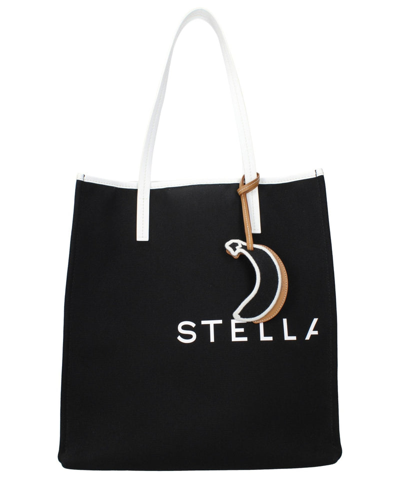 Stella Mccartney Black Fabric Shoulder Bag Glam Steals