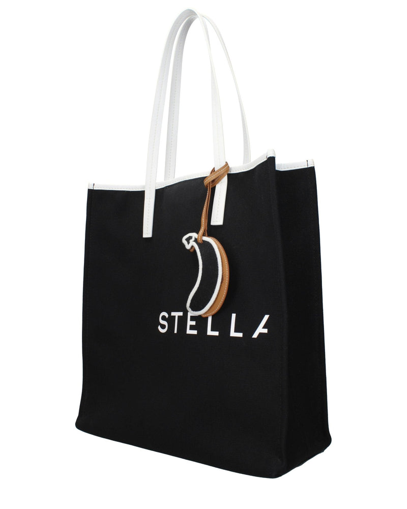 Stella Mccartney Black Fabric Shoulder Bag Glam Steals