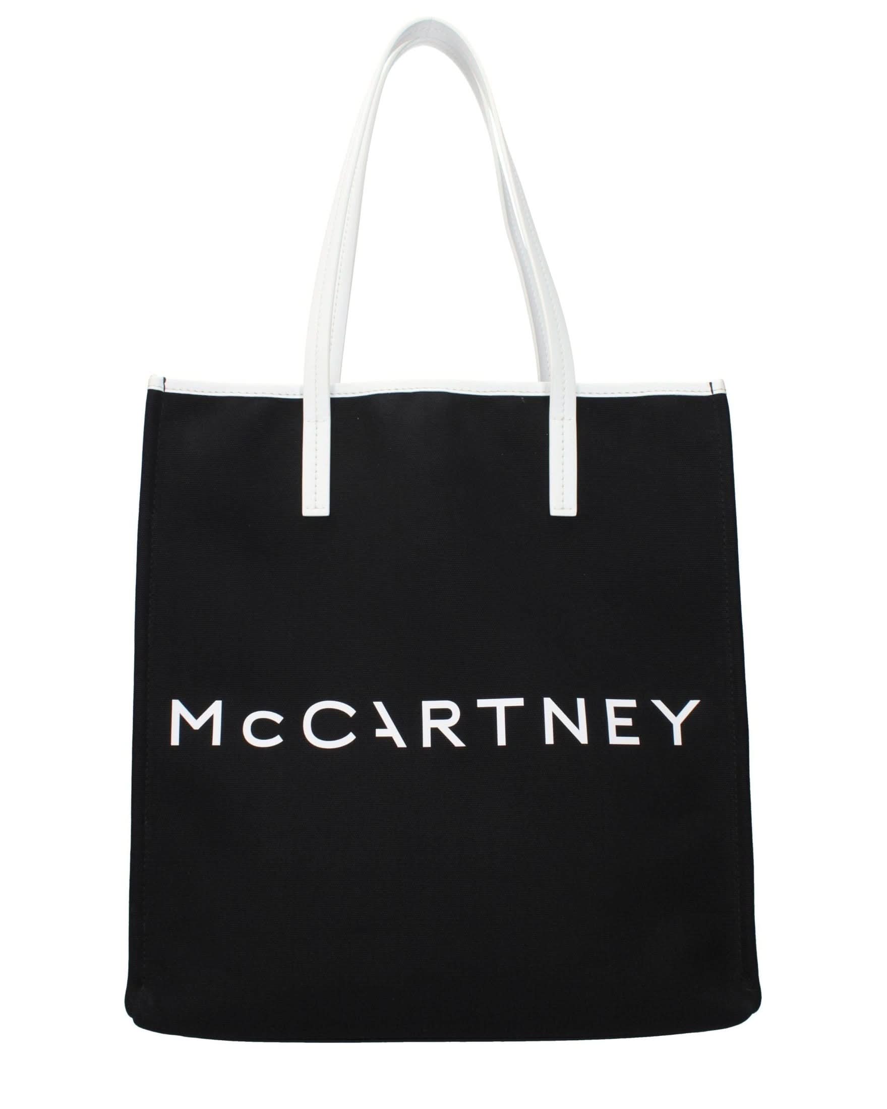 Stella Mccartney Black Fabric Shoulder Bag Glam Steals
