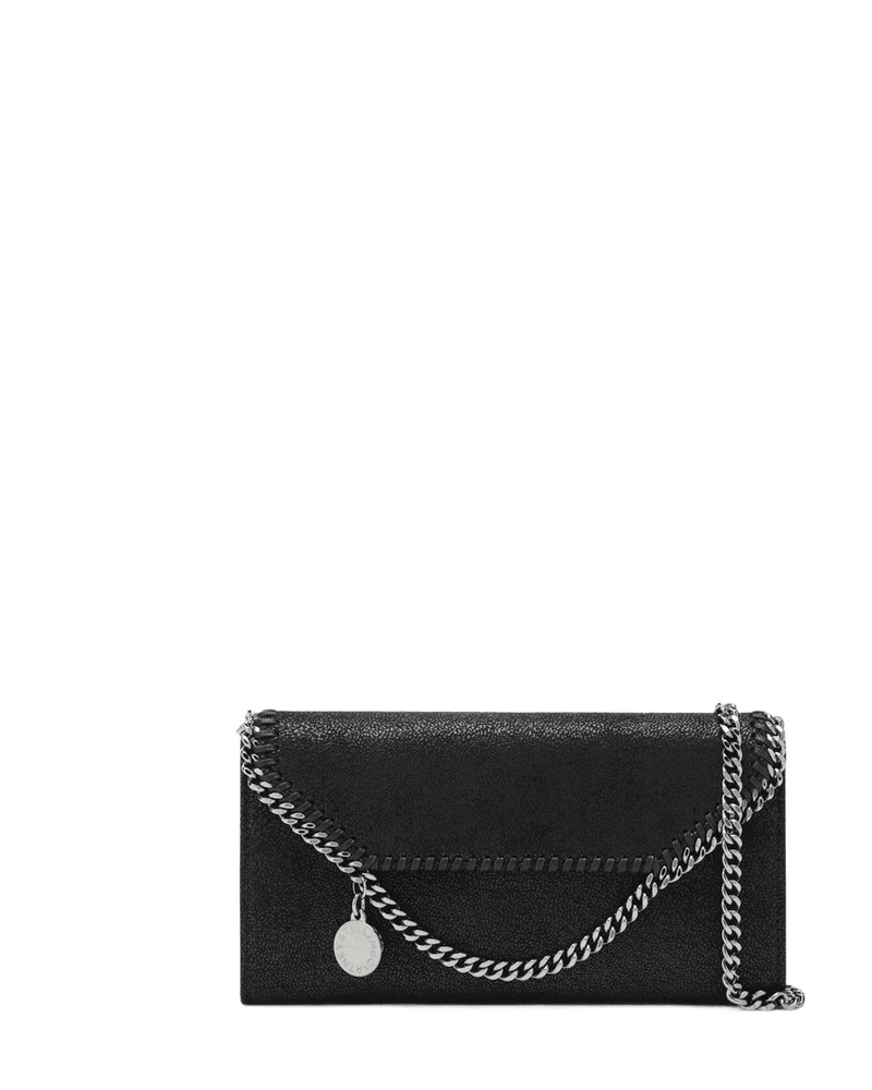 Stella Mccartney Black Falabella Crossbody Wallet Glam Steals