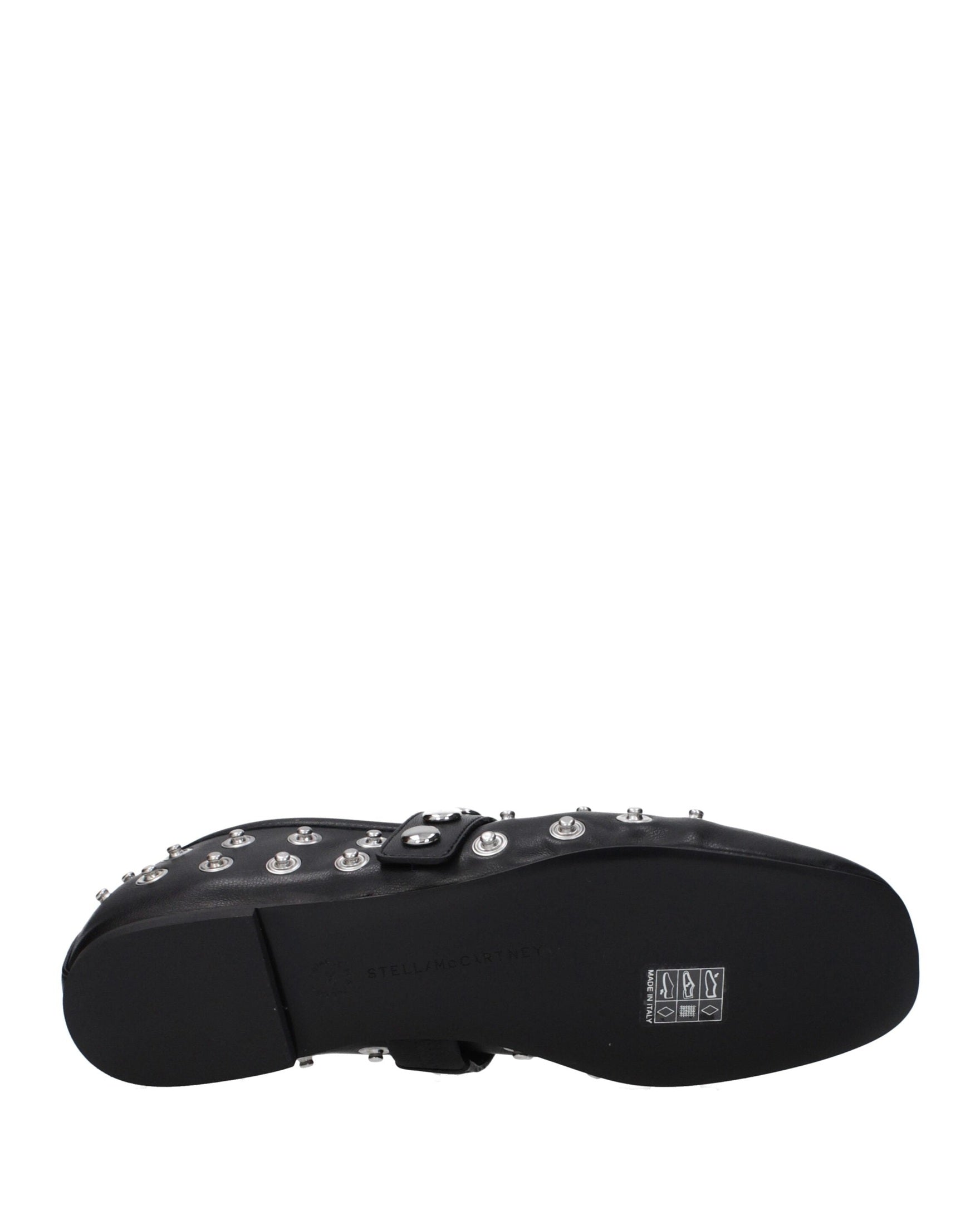 Stella Mccartney Black Leather Ballet Flats Glam Steals
