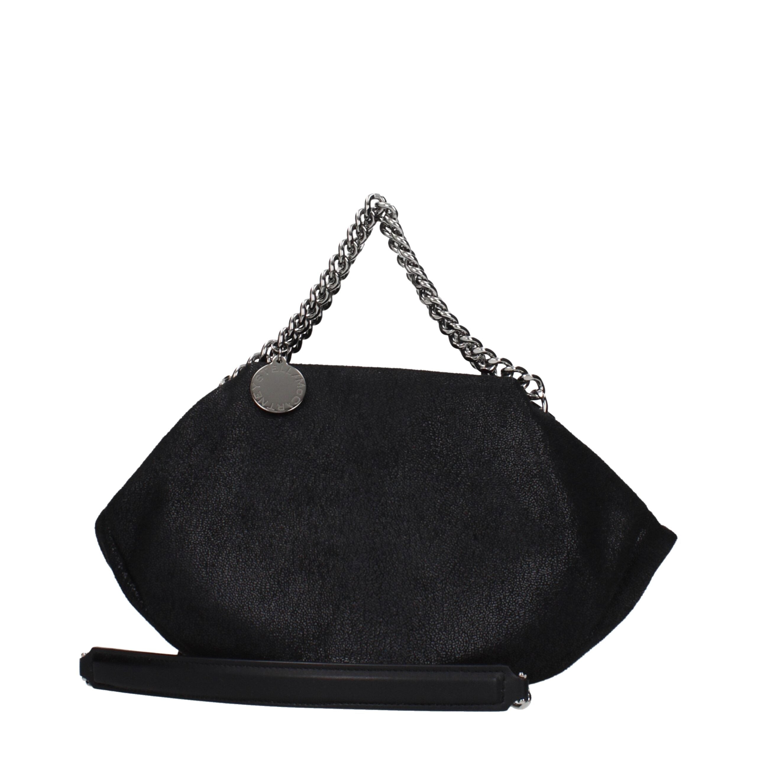 Stella Mccartney Black Leather Handbag Glam Steals