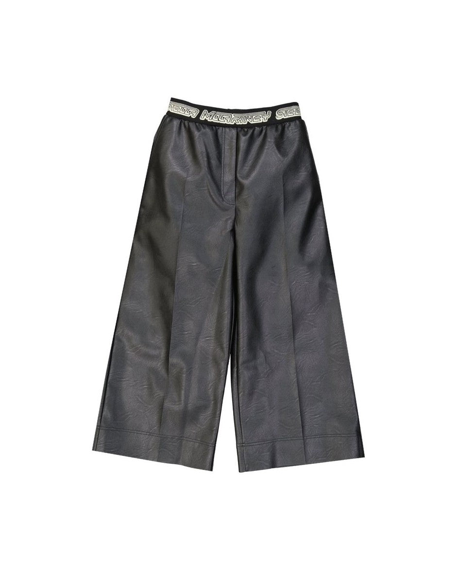 Stella Mccartney Black Leather Pant Glam Steals