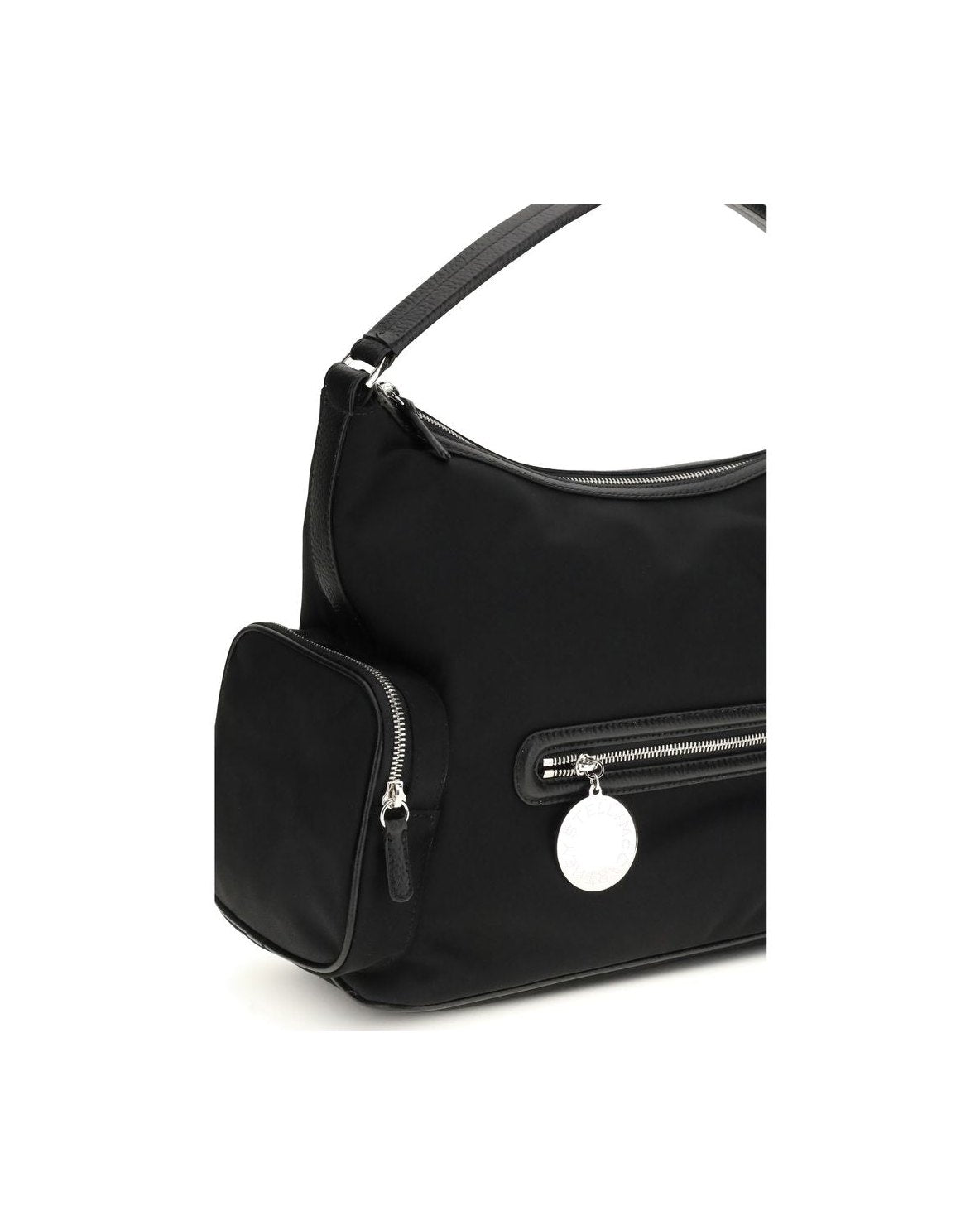Stella Mccartney Black Nylon Shoulder Bag Shoulder Bags
