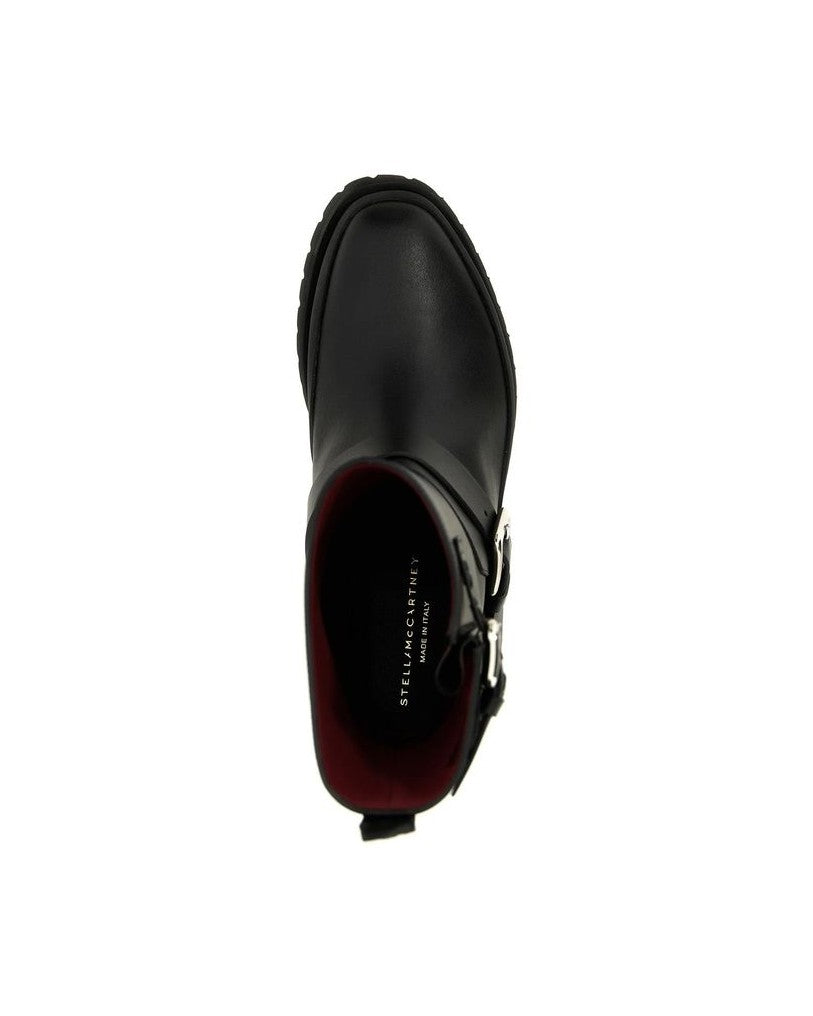 Stella Mccartney Black Polyester Boots Glam Steals